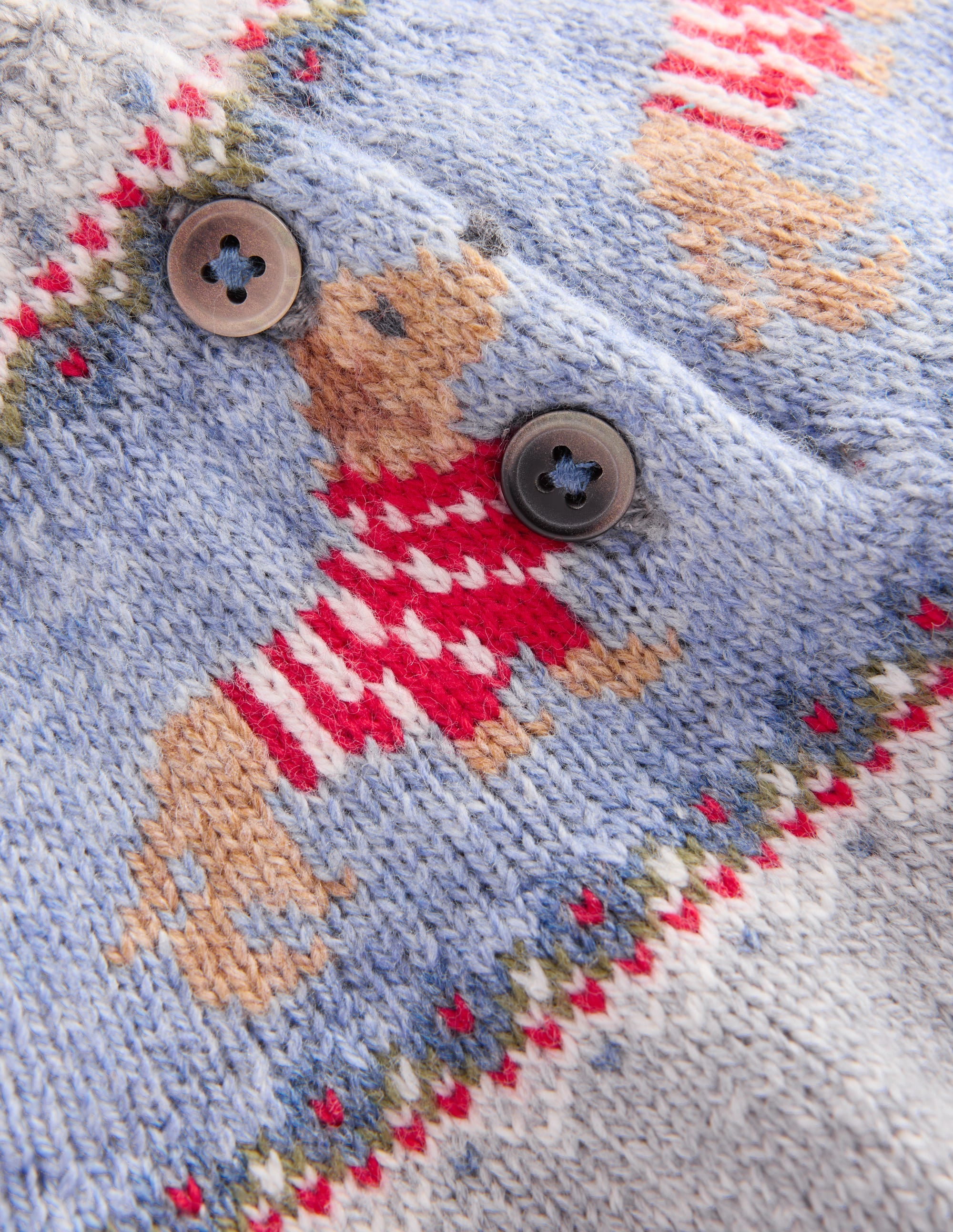 Fair isle Jumper-Grey Marl Puppy - Image 3