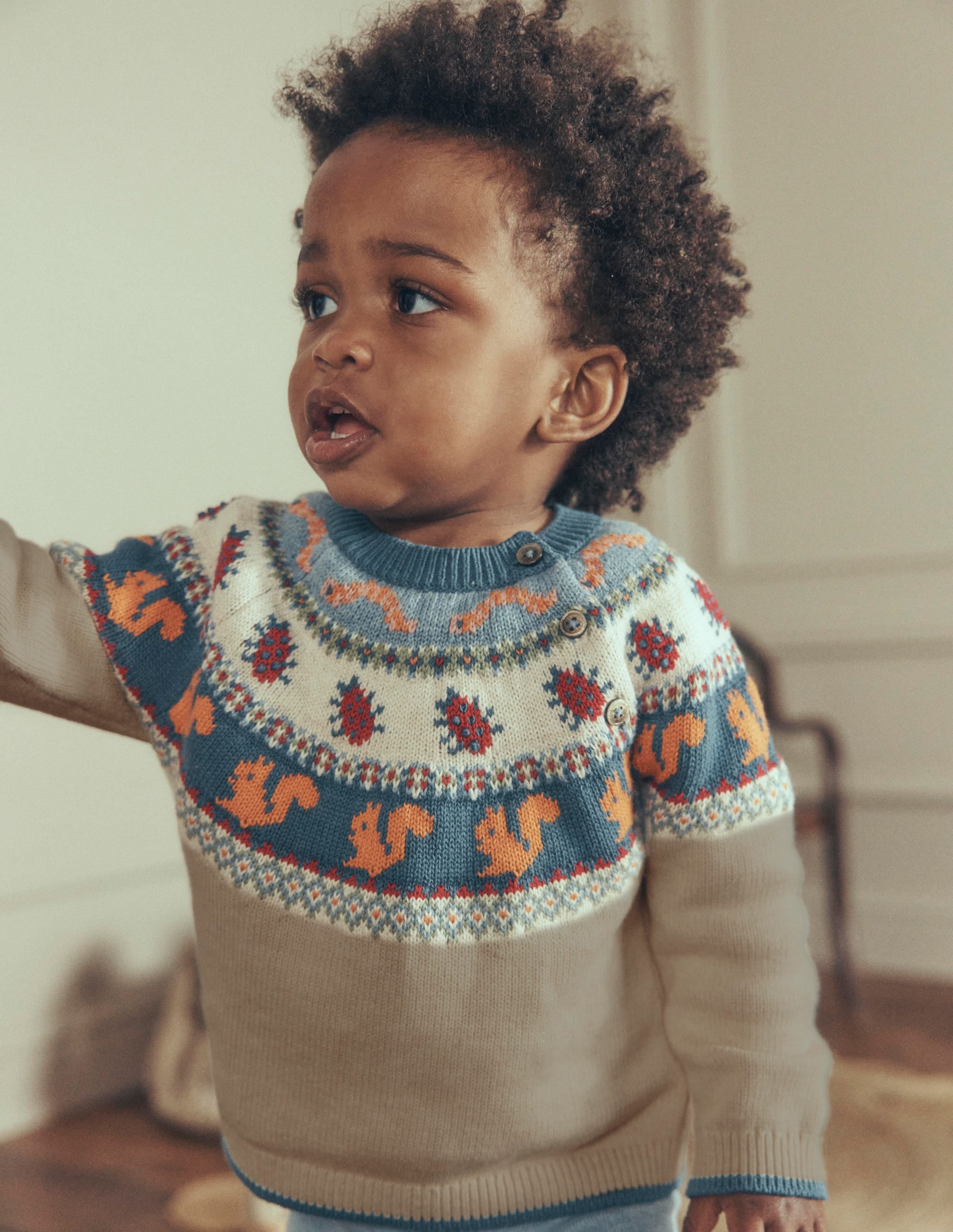 Fair Isle Knitted Play Set-Multi Woodland - Image 1