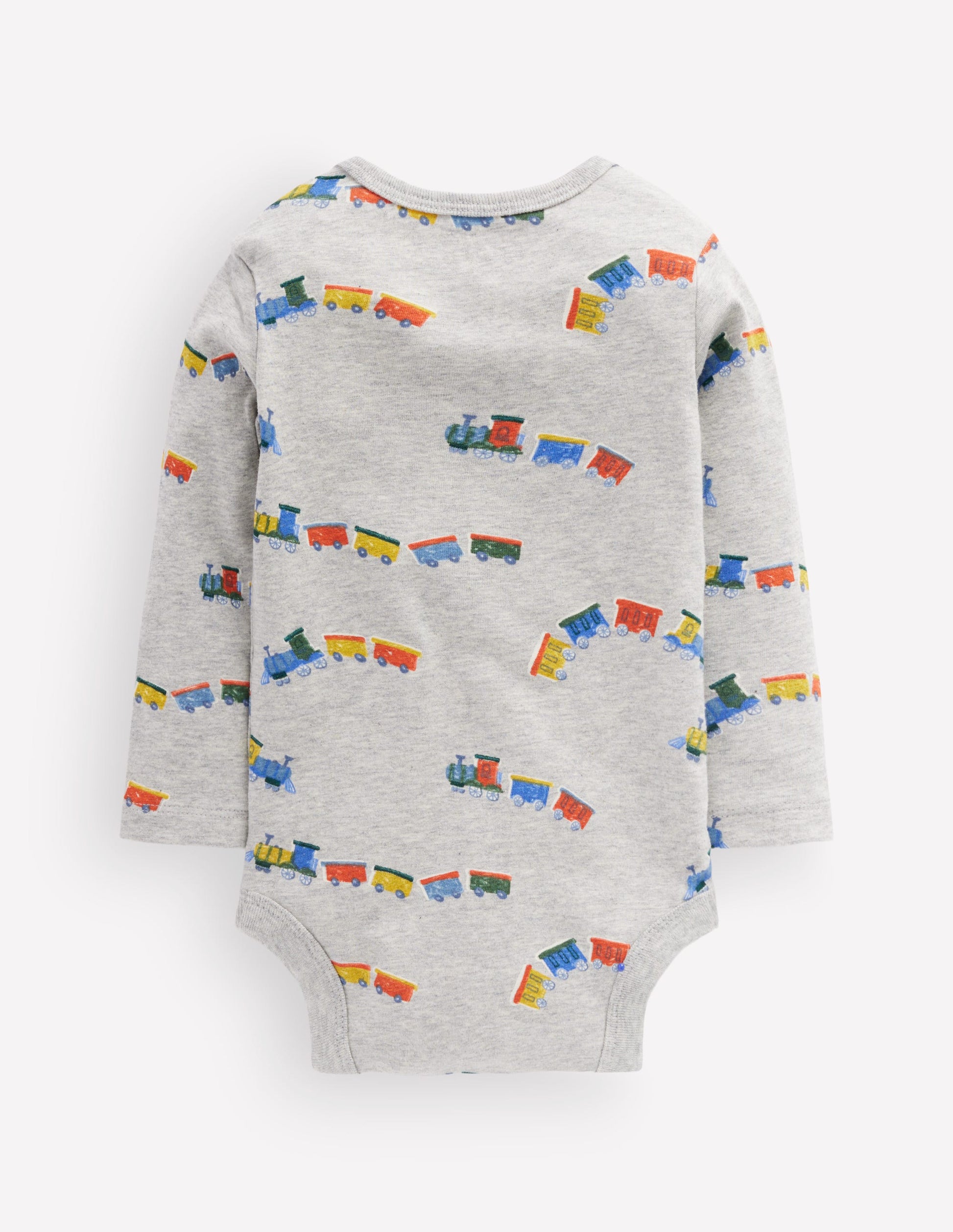 3-pack Cotton Bodies-Grey Marl Trains-2