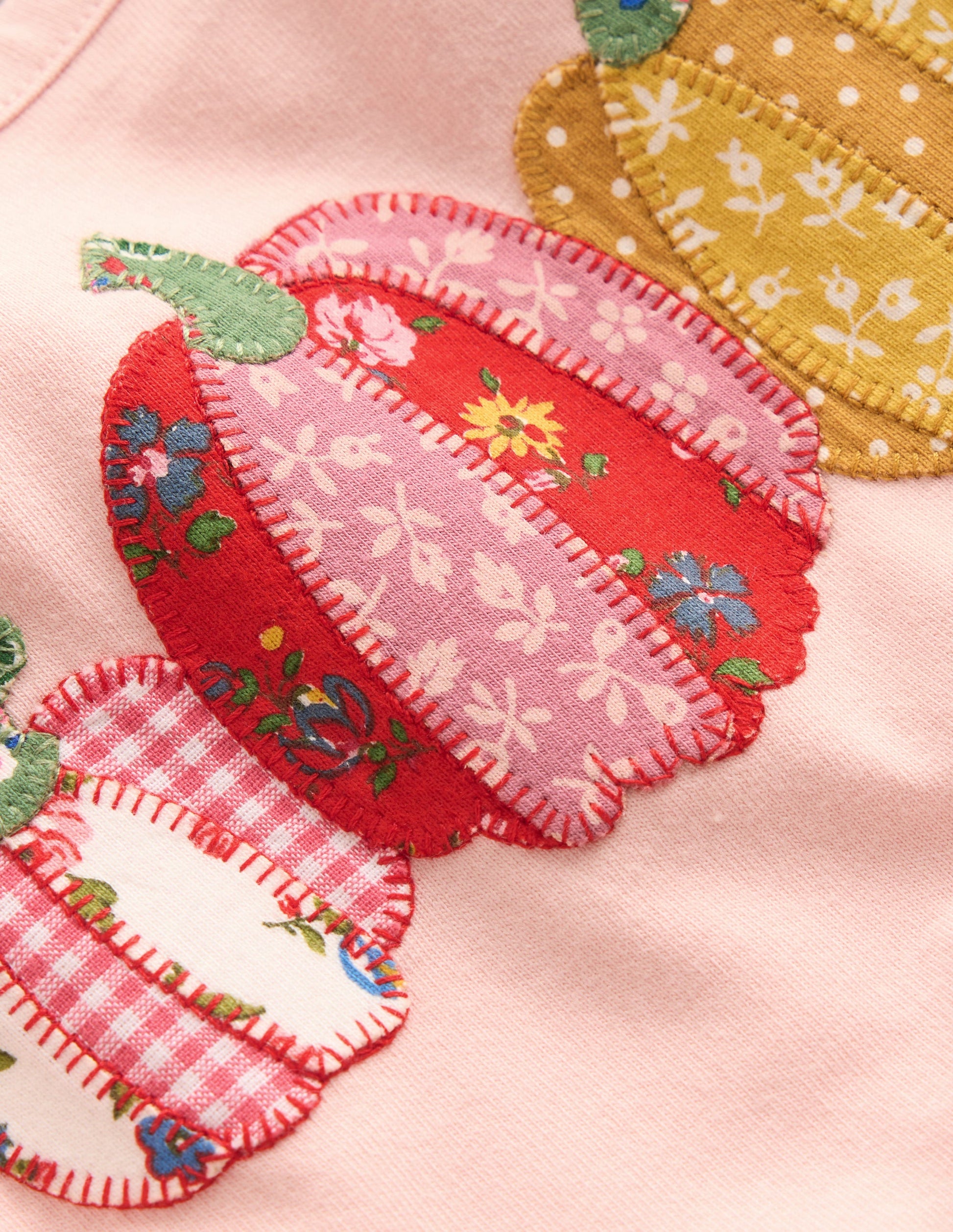 Appliqué Jersey Play Set-Pink Patchwork Pumpkins-5