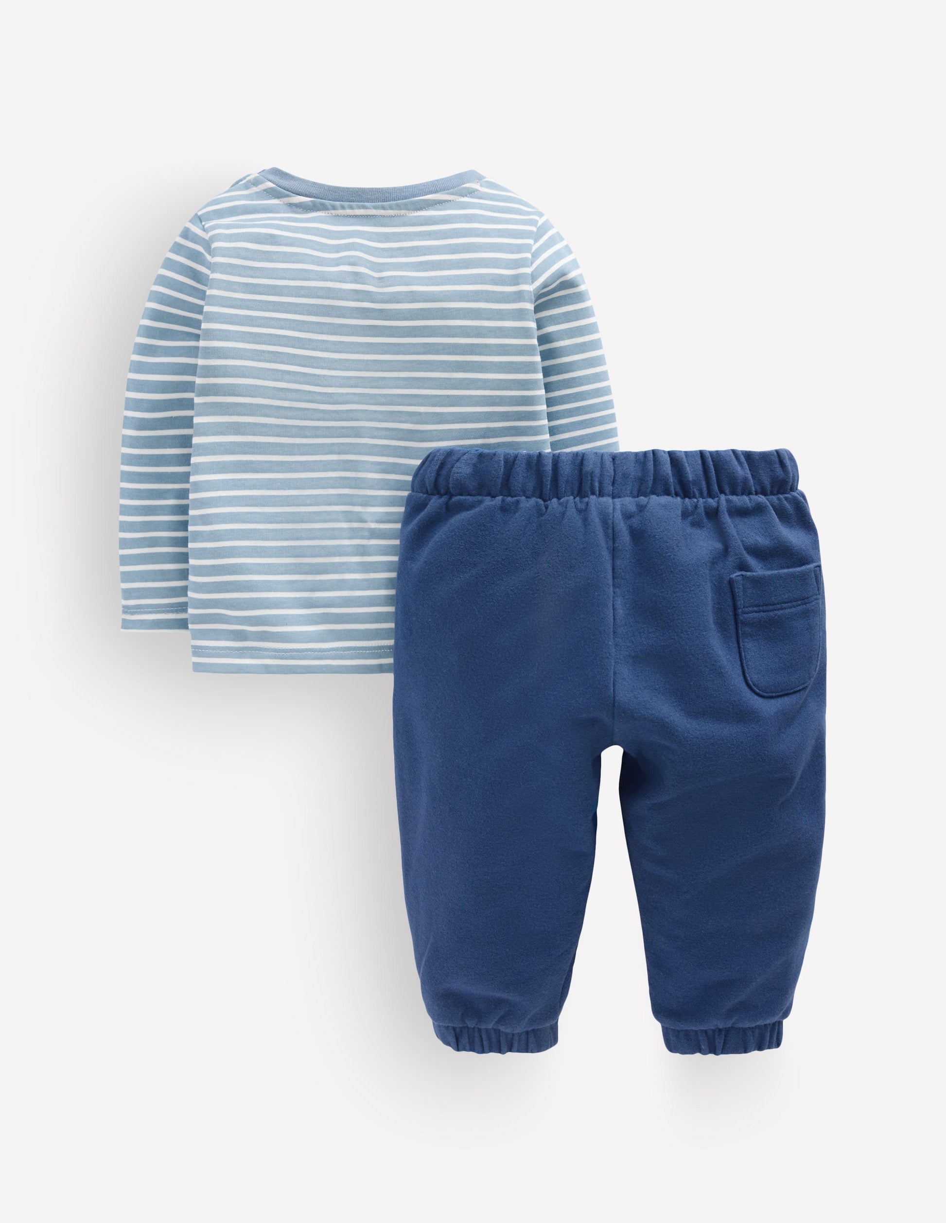Appliqué Jersey Play Set-Blue Puppy-2