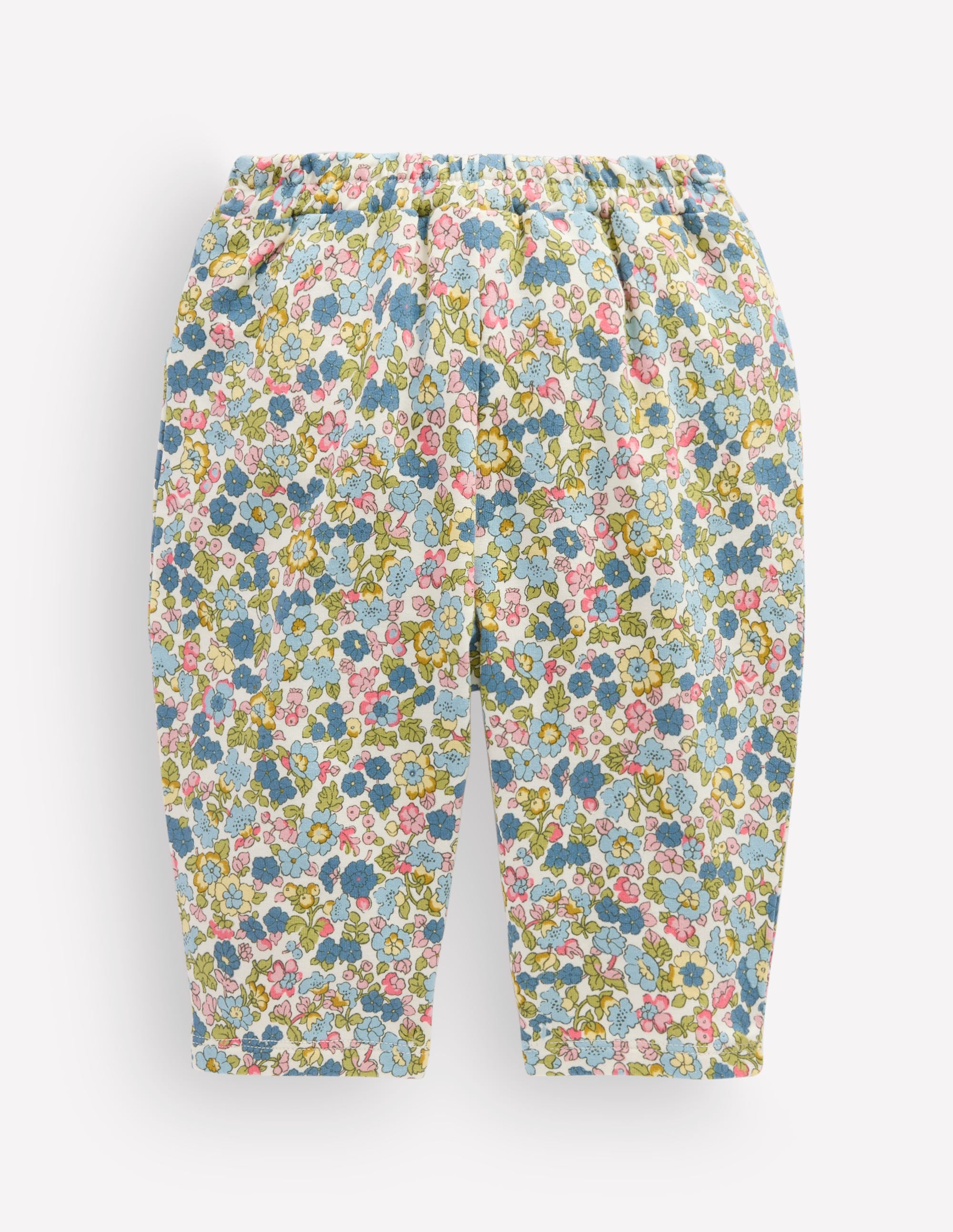 Jersey Pull-on Trousers-Blue Ditsy Floral - Image 2