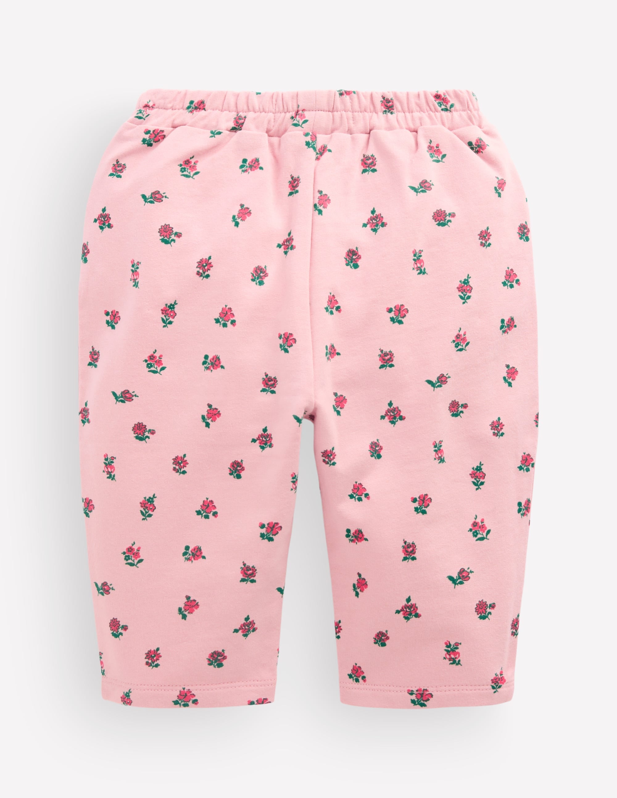 Jersey Pull-on Trousers-Pink Vintage Ditsy Floral - Image 2