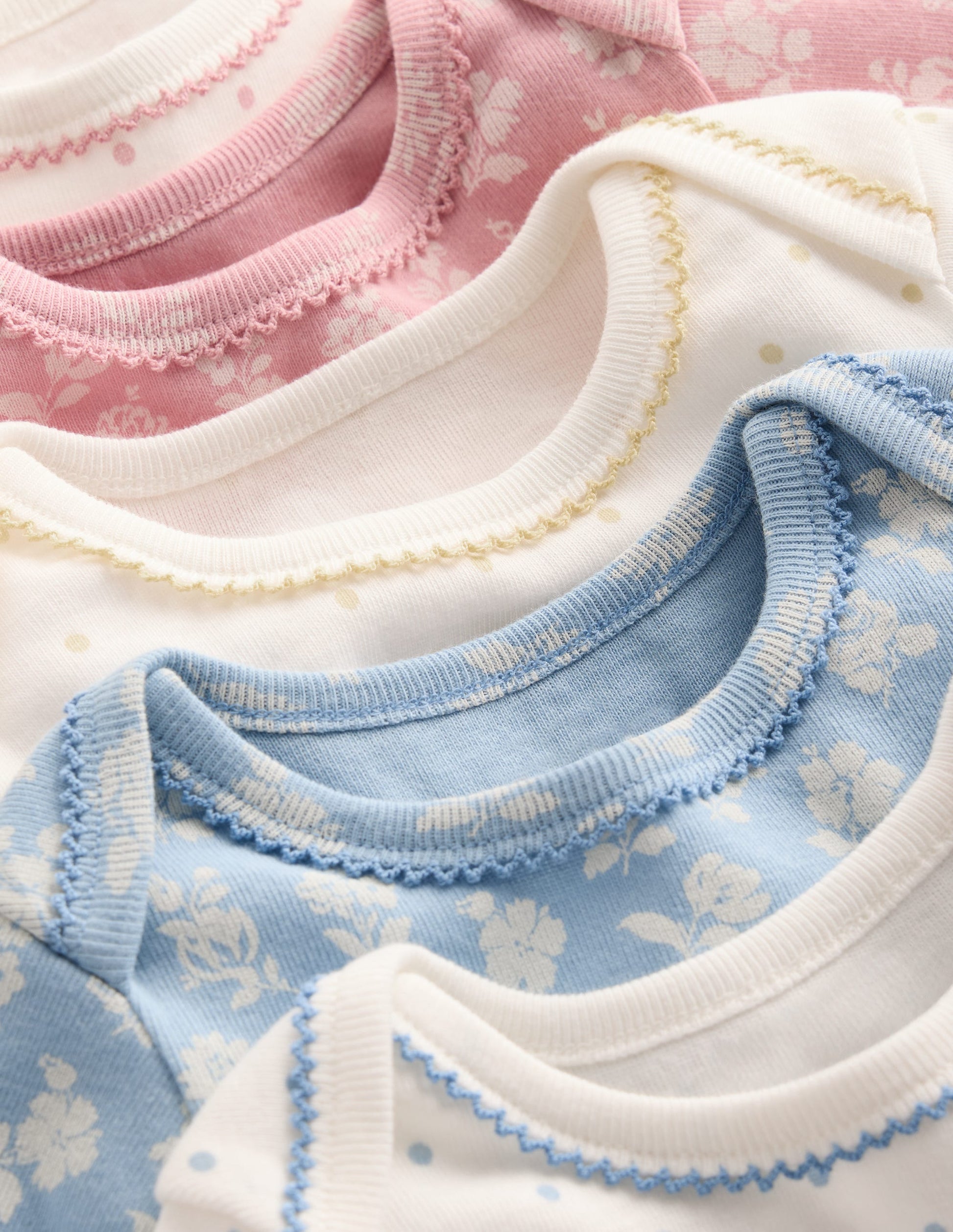 5-pack Cotton Bodies-Multi Floral Spots-3