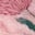 Embroidered Borg Jacket-Pink Floral