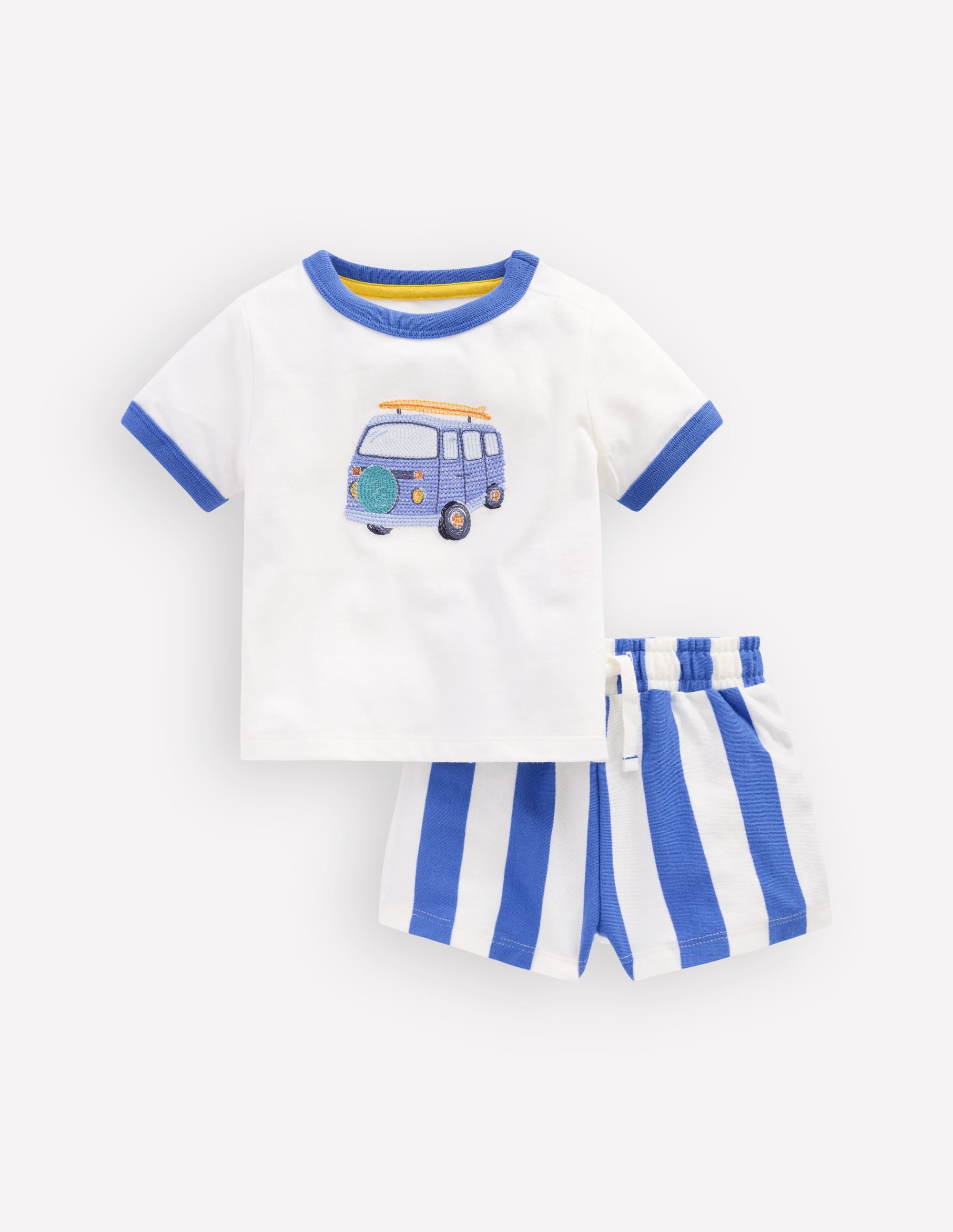 Logo Jersey Play Set-Blue Camper Van Stripe - Image 1