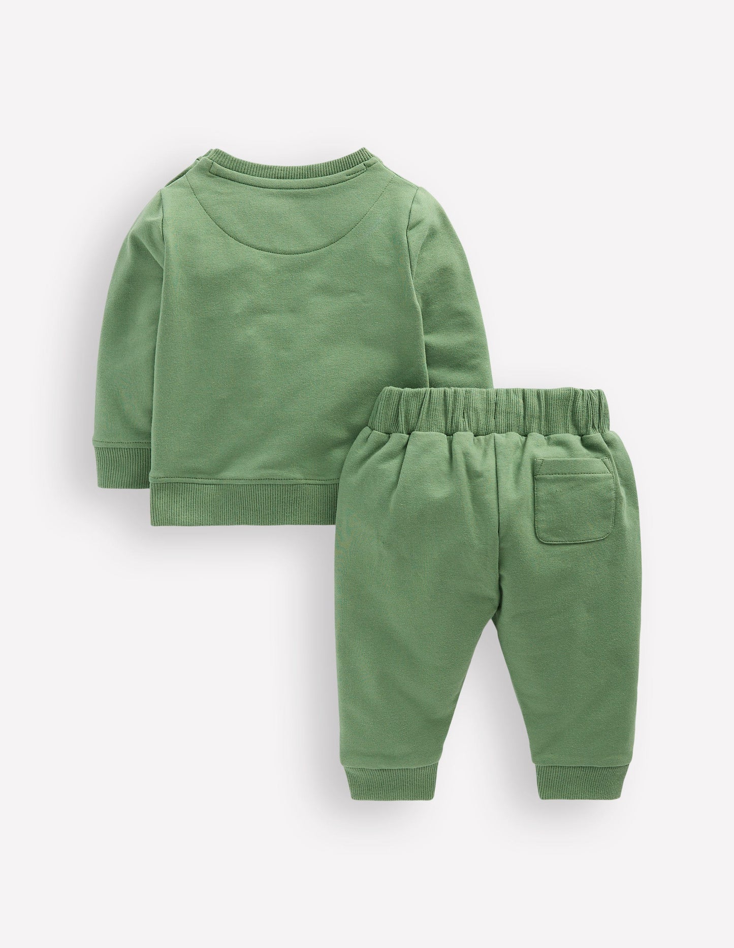Sweatshirt Play Set-Sage Green Dinos
