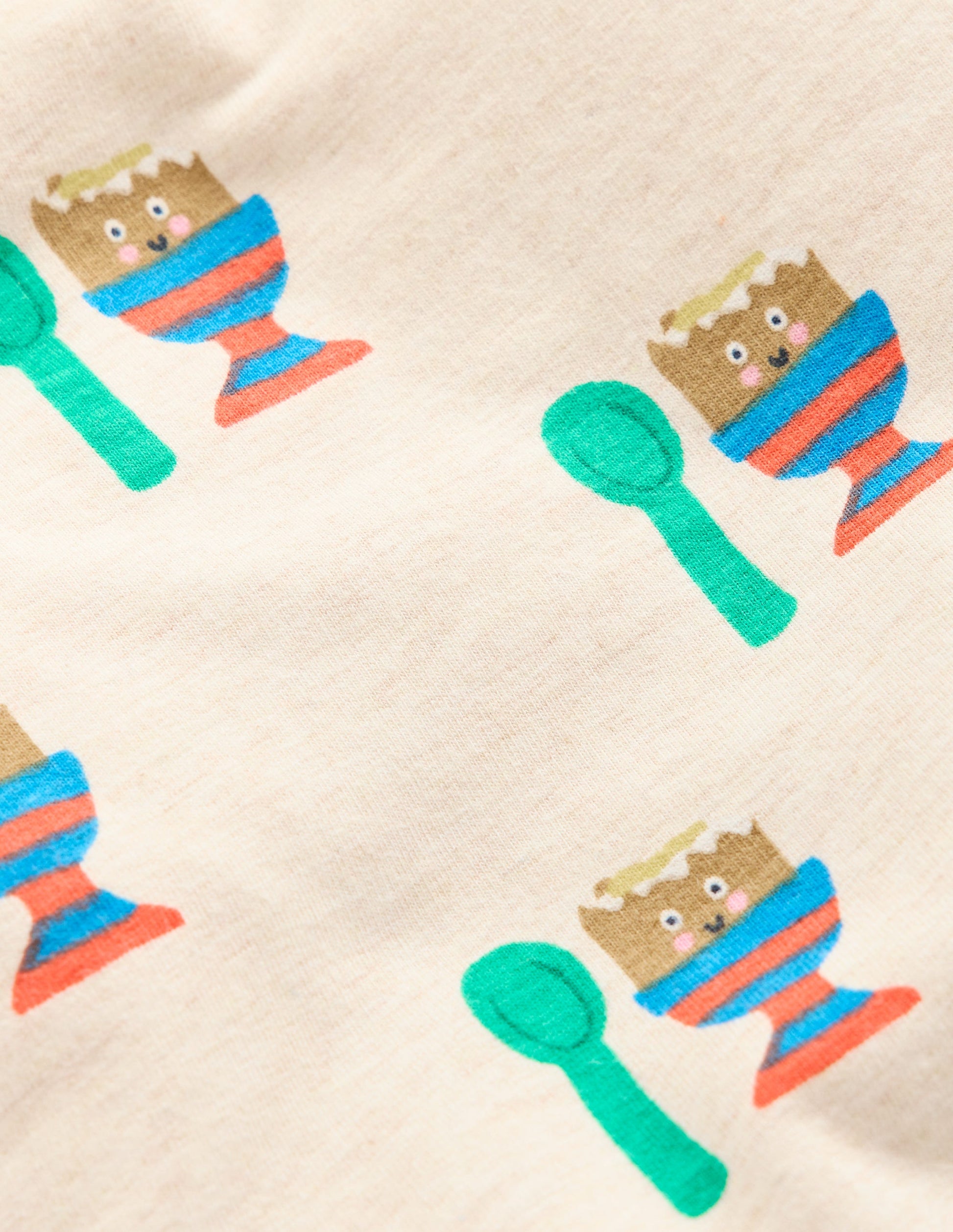 Sweatshirt Play Set-Oatmeal Marl Dippy Egg-3