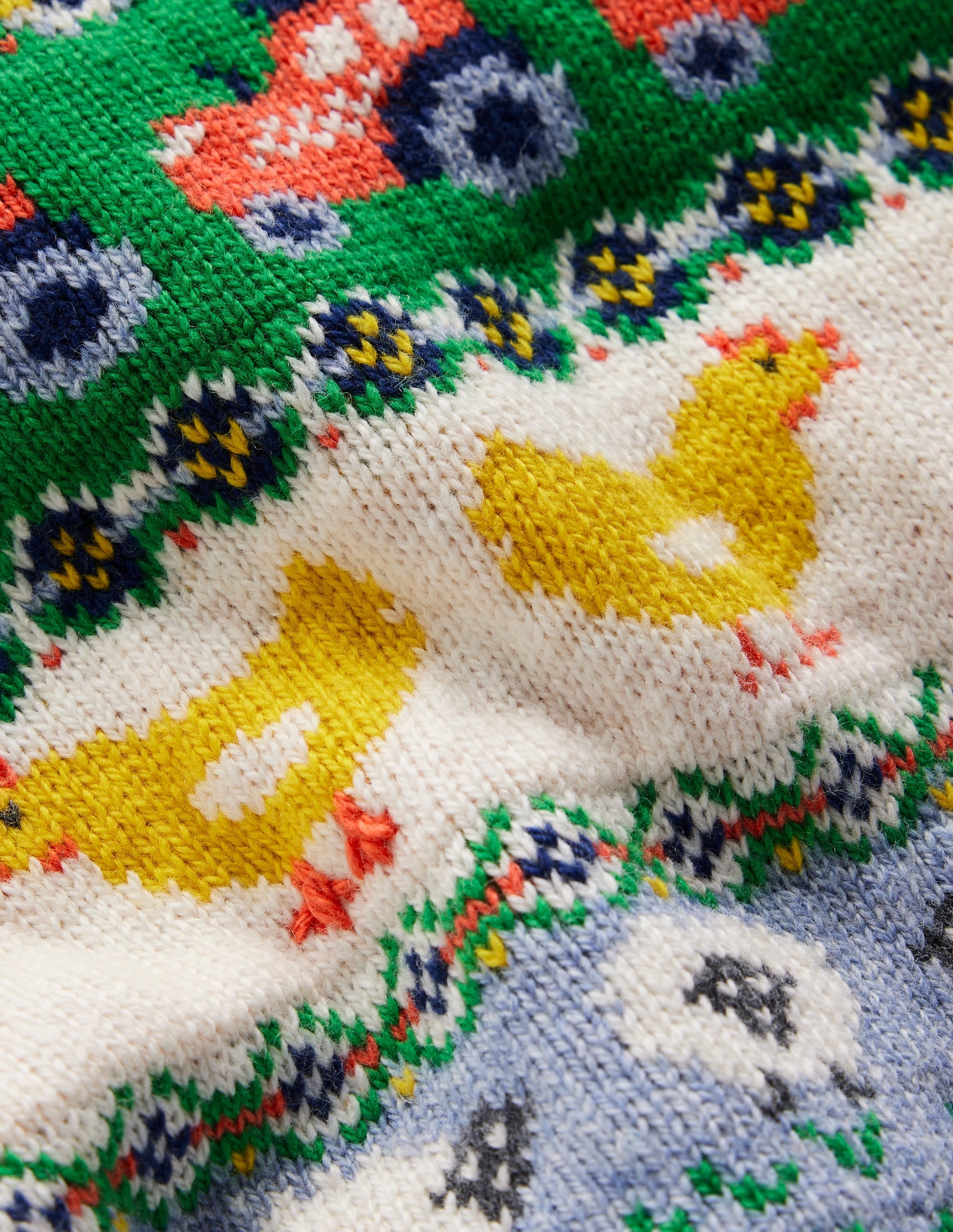 Fair isle Jumper-Multi Easter Fair Isle - Image 4