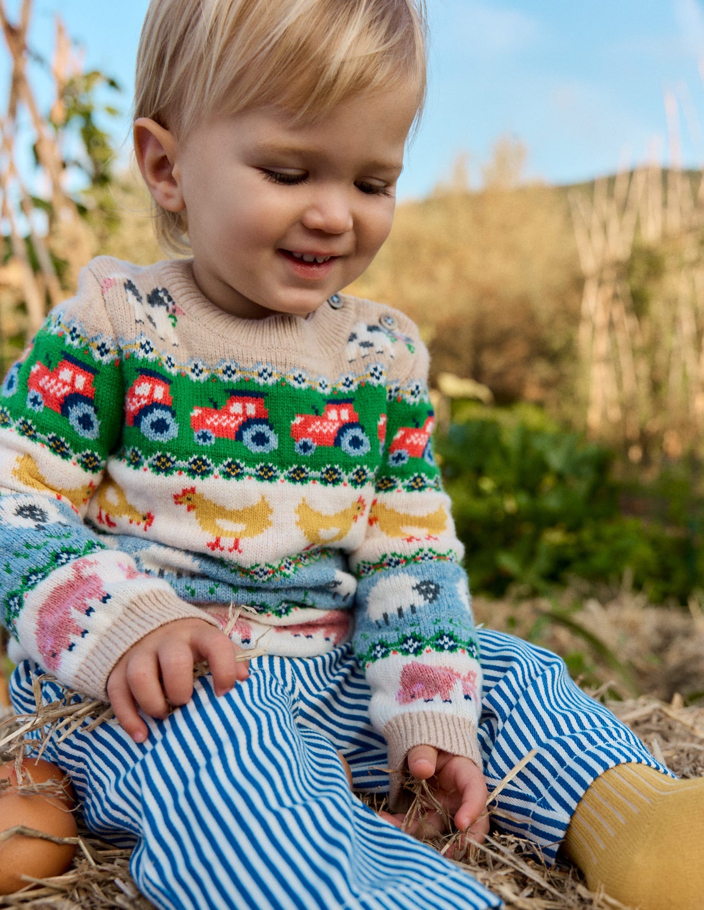 Fair isle Jumper-Multi Easter Fair Isle