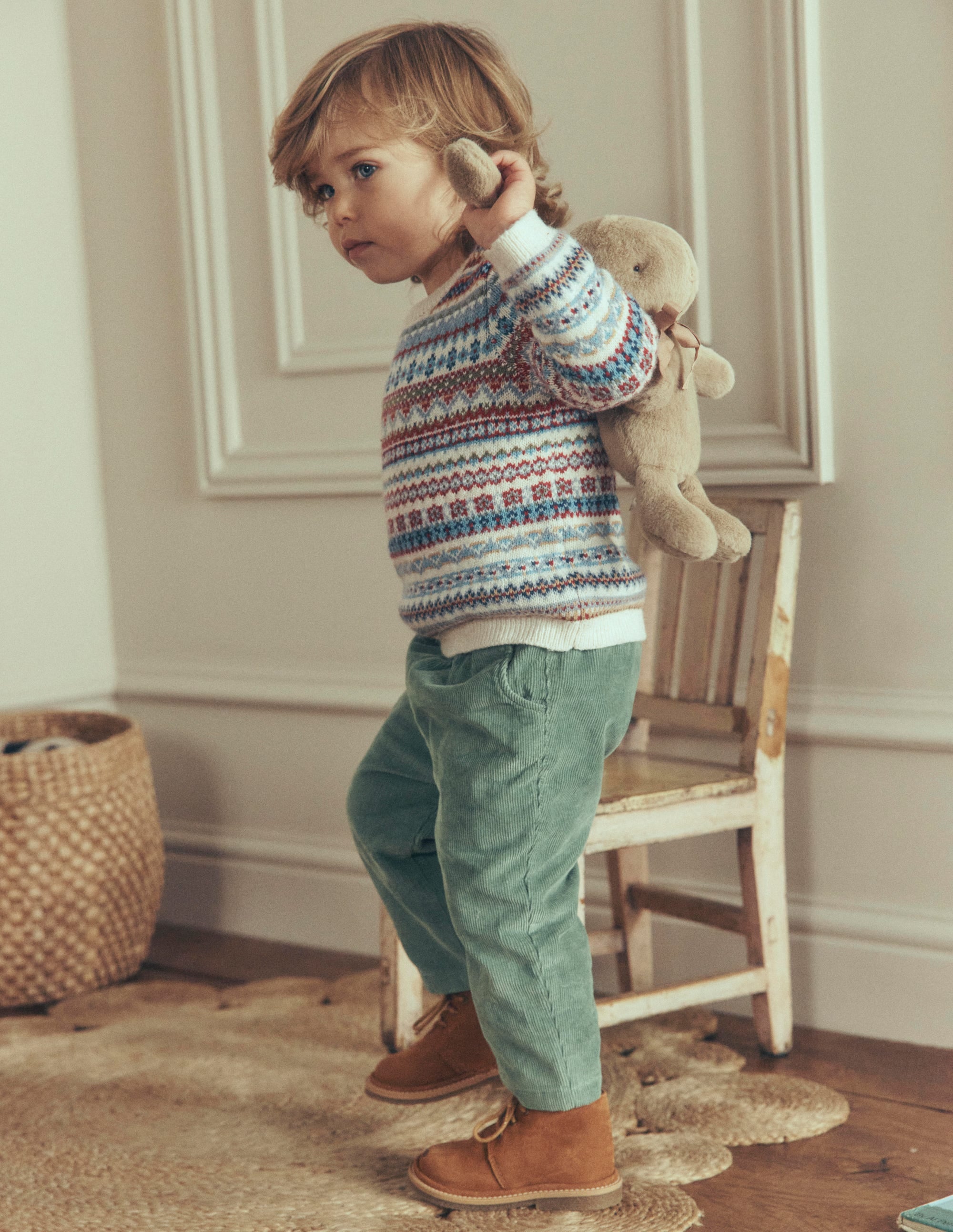 Fair isle Jumper-Multi Soft Fair Isle - Image 2