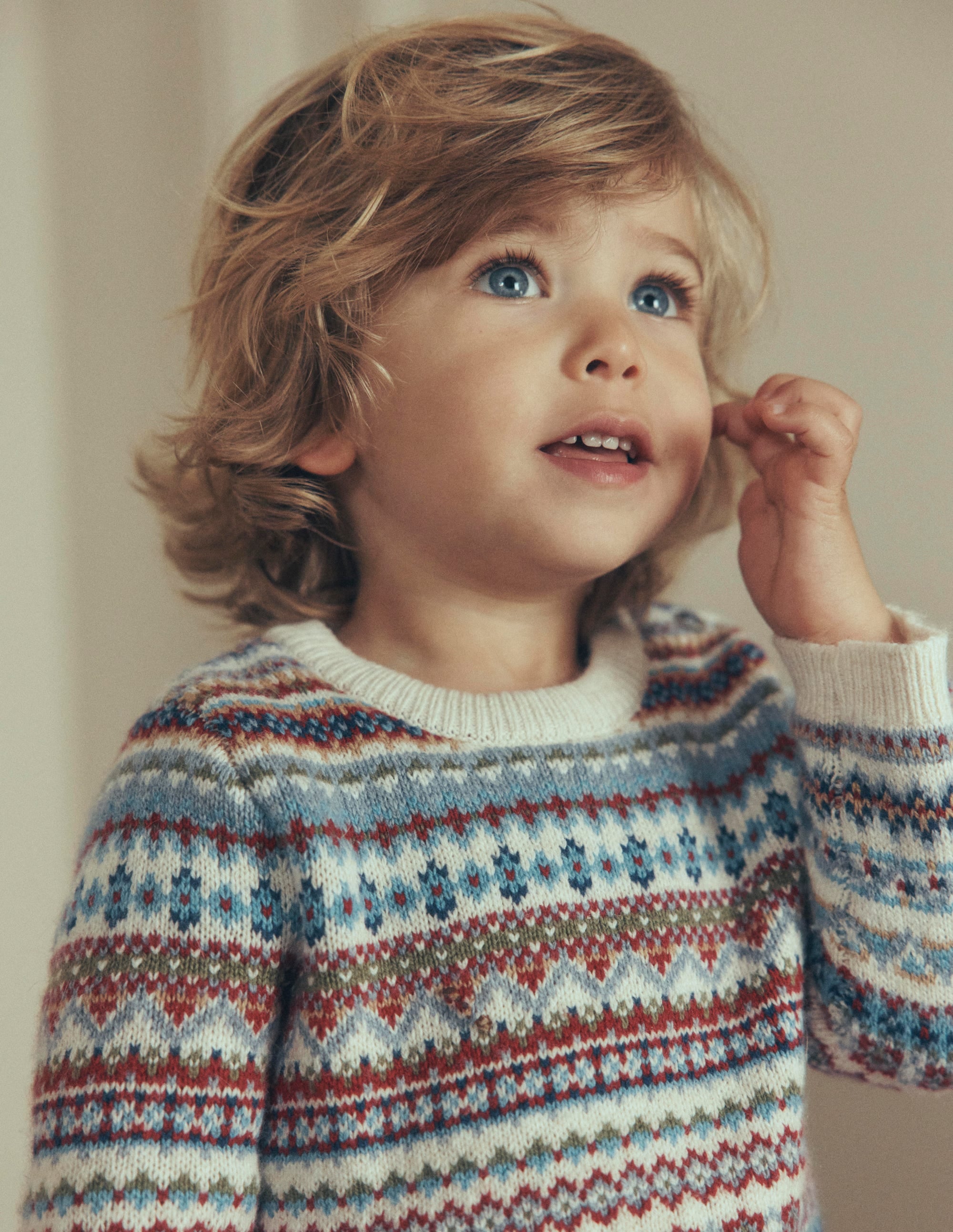 Fair isle Jumper-Multi Soft Fair Isle - Image 1