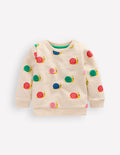 Printed Sweatshirt-Oatmeal Snail