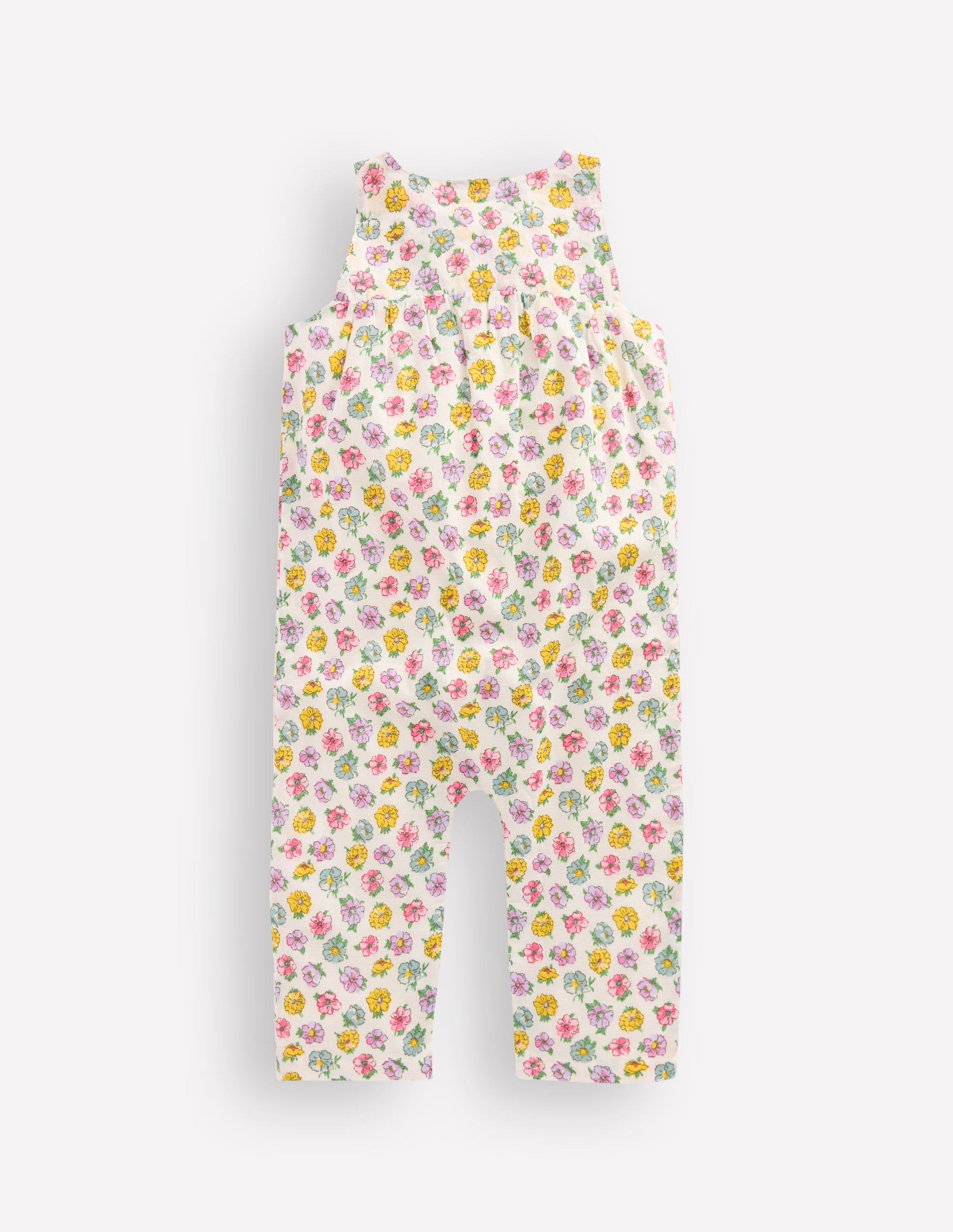 Embroidered Woven Romper-Sof Ivory Rosa Embrodiered-2