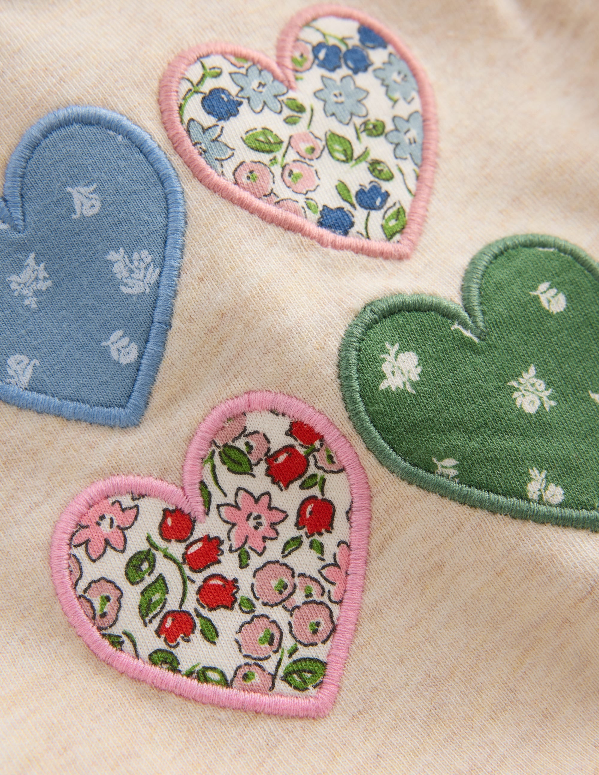 Girls Logo Play Set-Blue Floral Hearts - Image 3