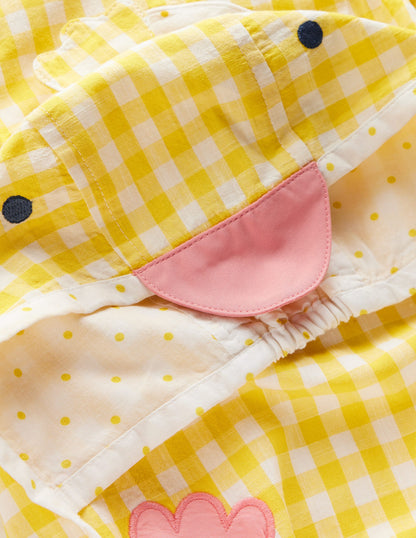 Novelty Easter Set-Pineapple Yellow Gingham Chick-3