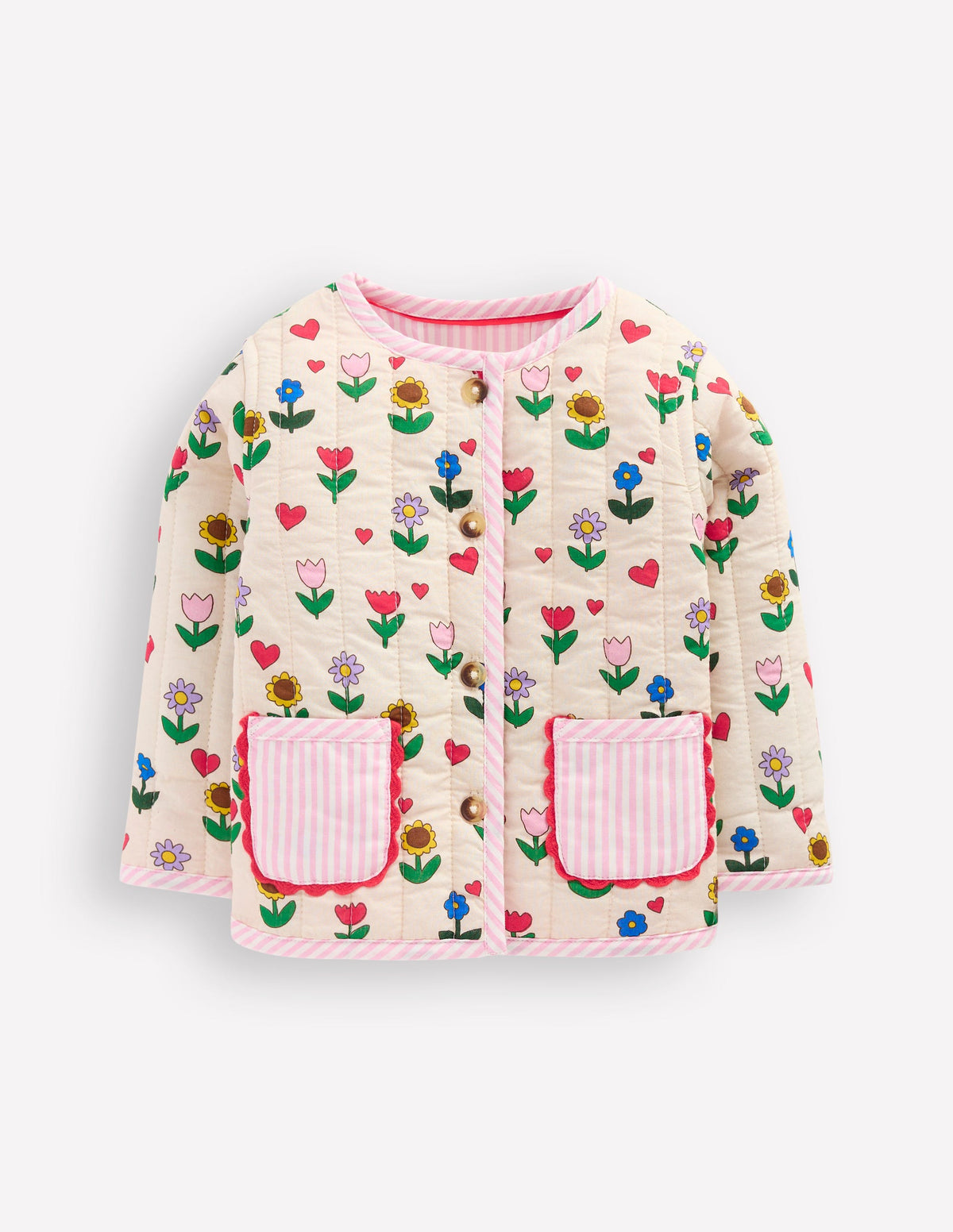 Quilted Jacket-Multi Sunflower Garden - Image 1