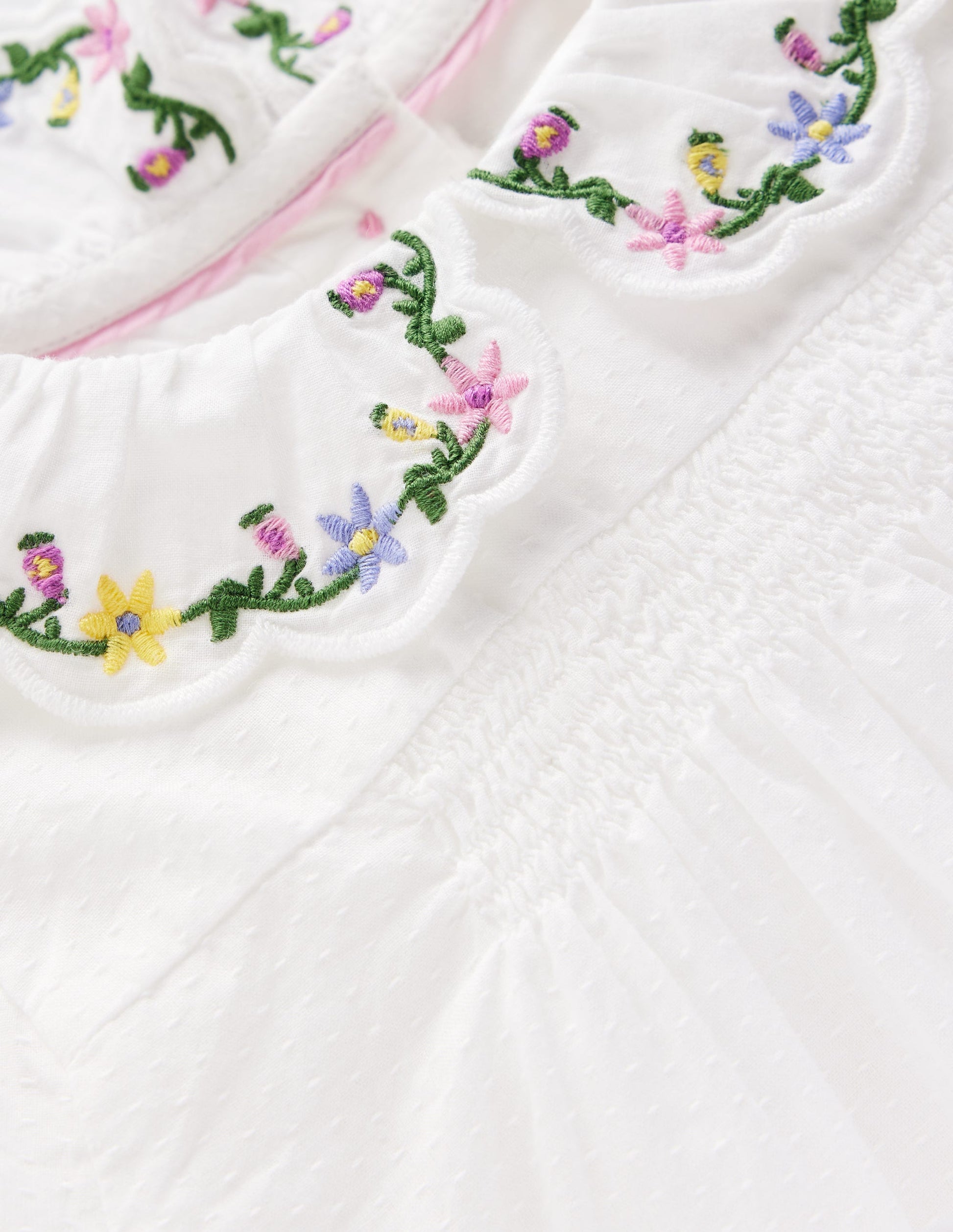 Embroidered Collar Woven Top-Soft Ivory Embroidery-3