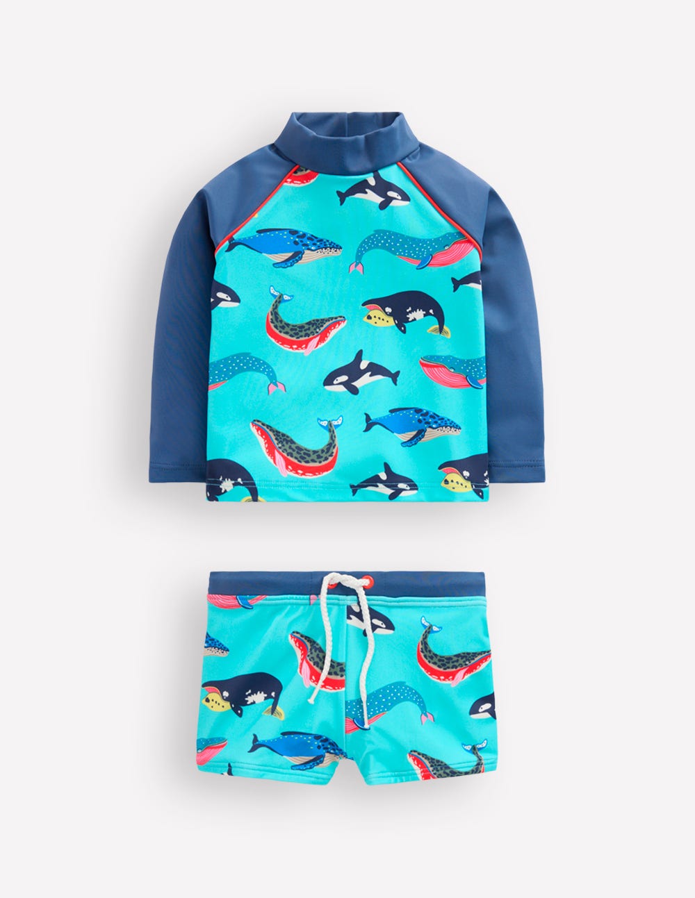 Rash Vest Set-Blue Whales - Image 1