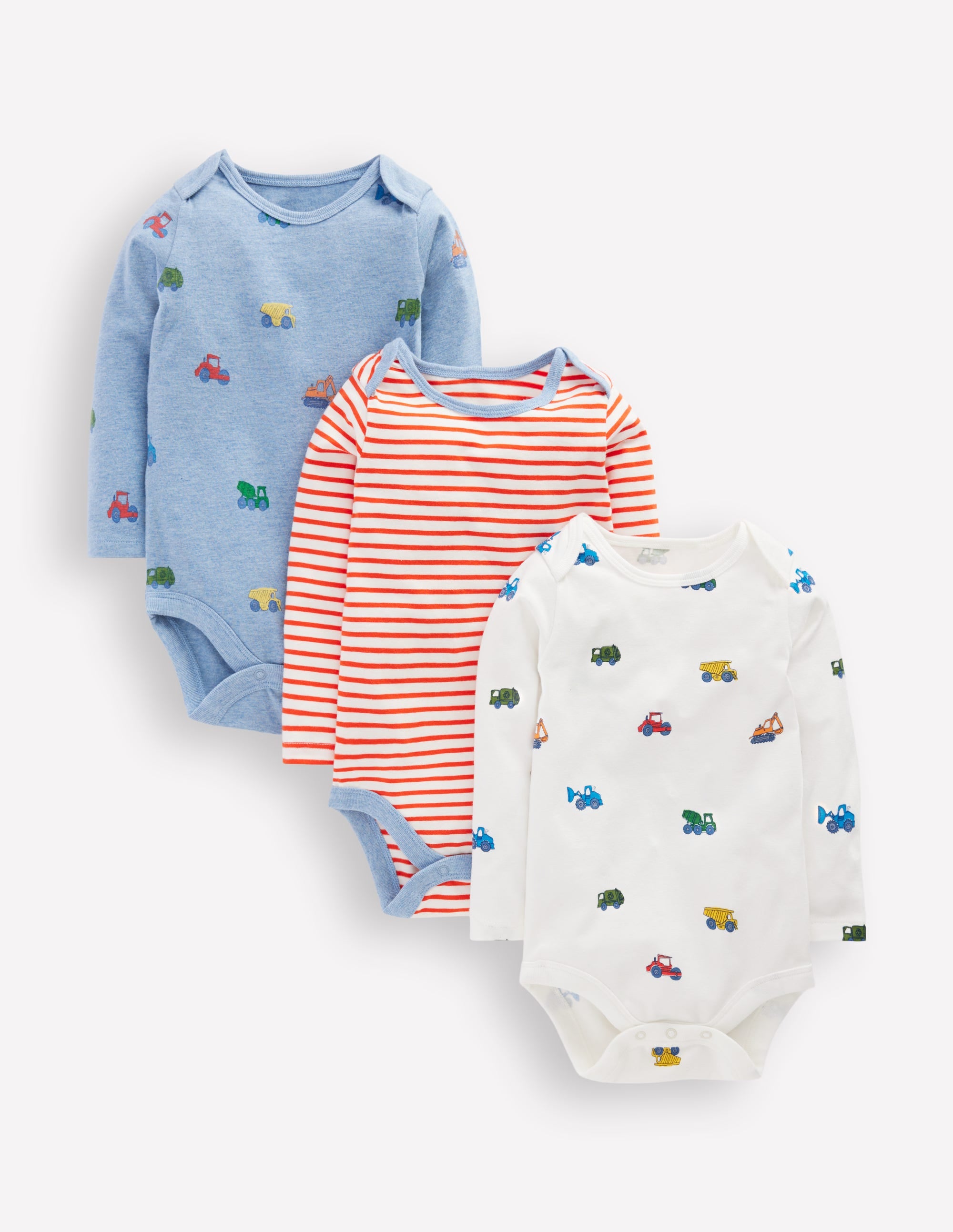 3-pack Cotton Bodies-Blue Construction - Image 1
