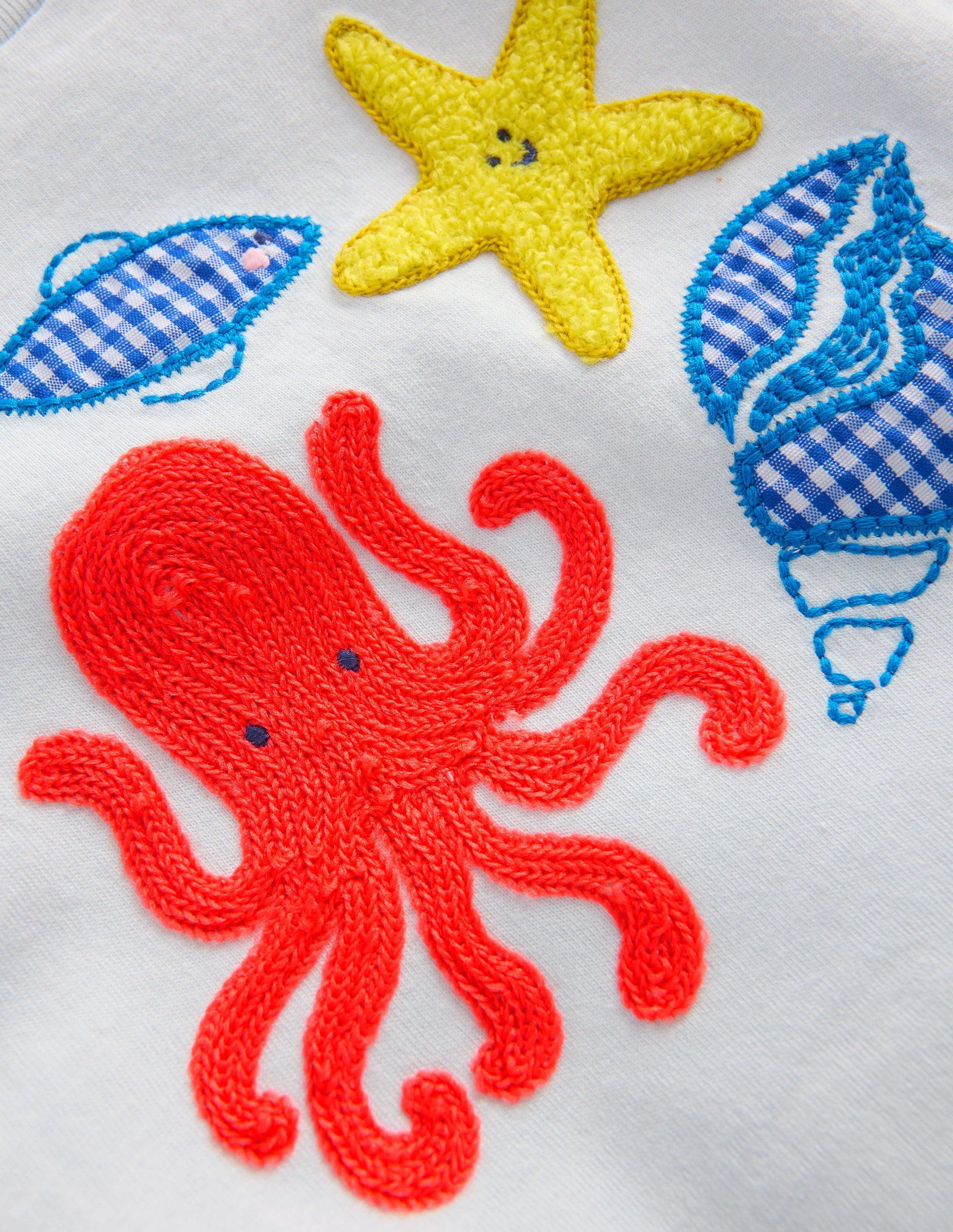 Short Sleeve Logo T-shirt-Light Blue Ocean Motifs-3