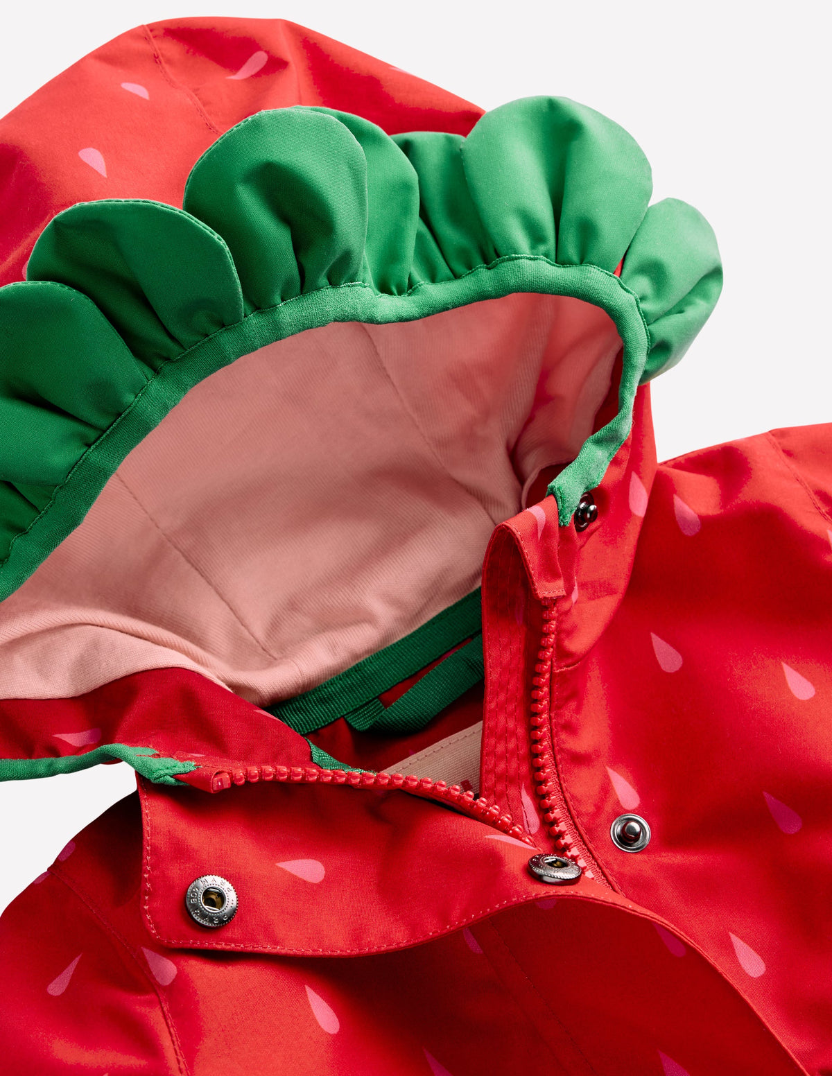Novelty Fisherman Coat-Strawberry - Image 3