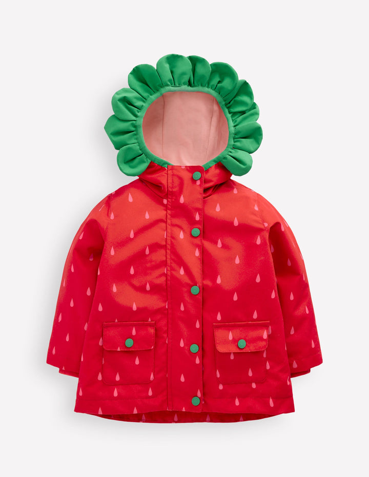 Novelty Fisherman Coat-Strawberry