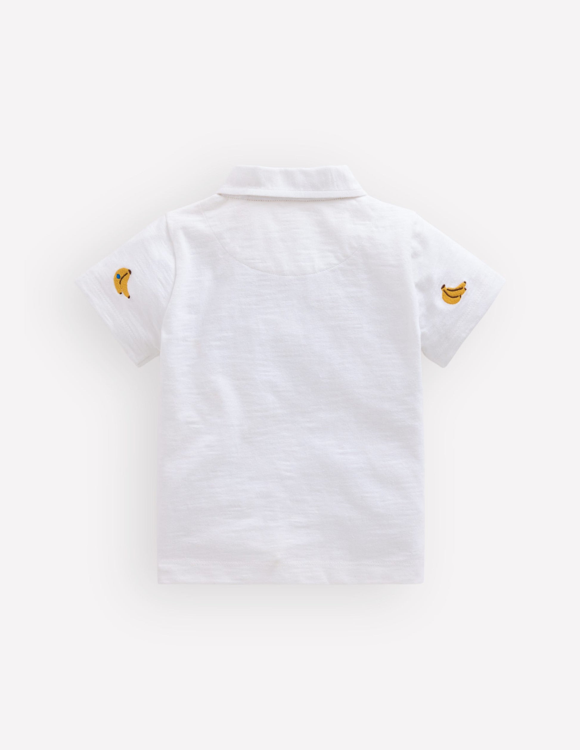 Embroidered Polo-Ivory Bananas-2