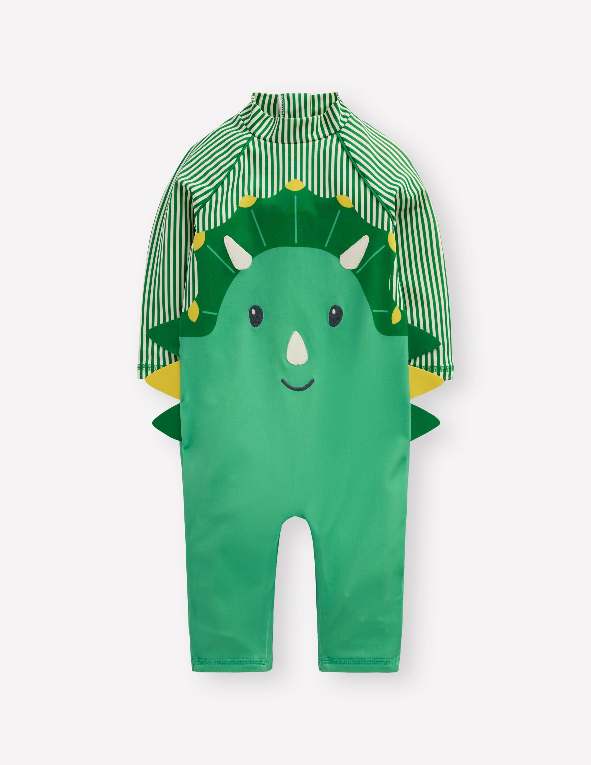Logo Sun Safe Surfsuit-Aloe Green Dino - Image 1