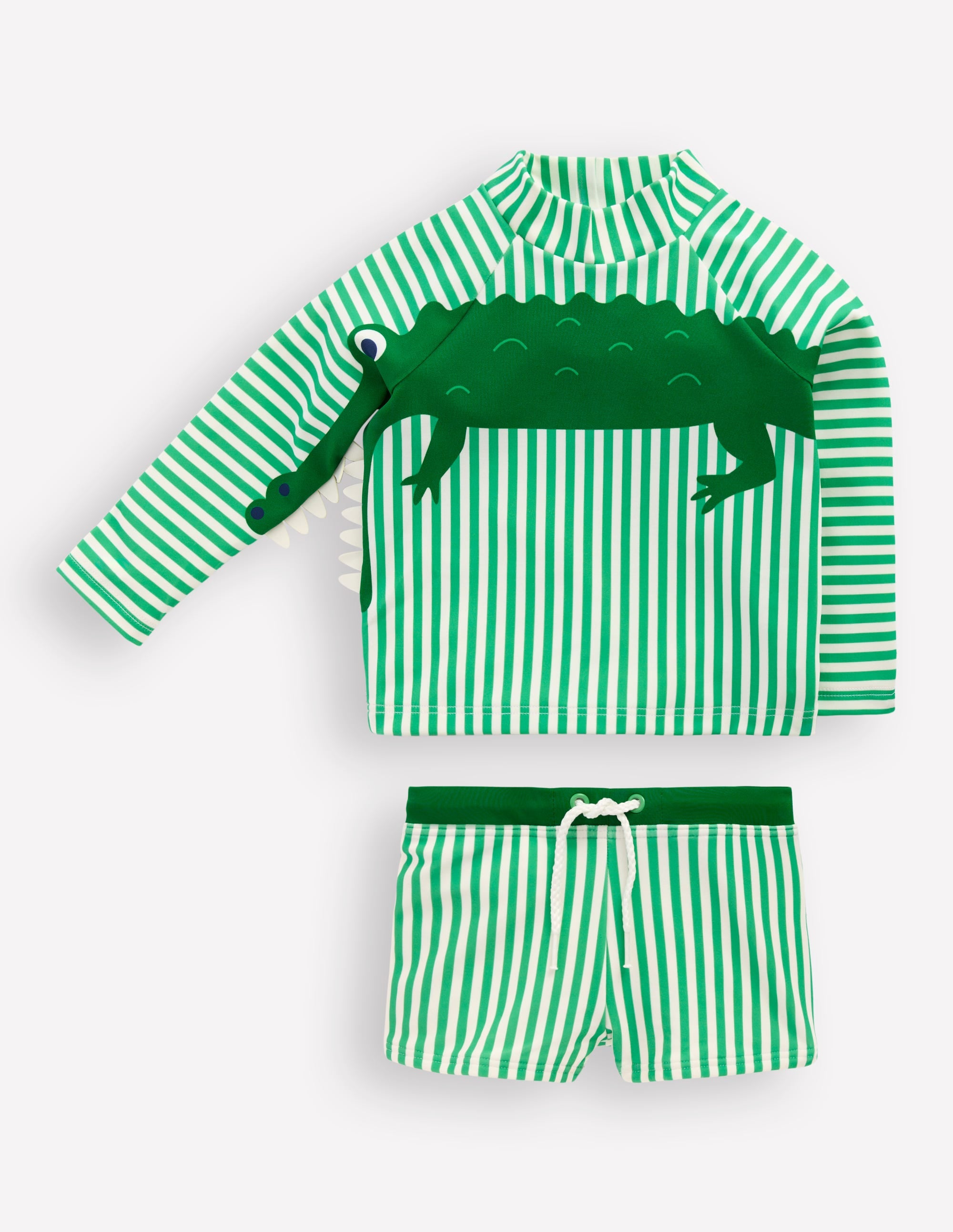 Rash Vest Set-Green Croc - Image 1