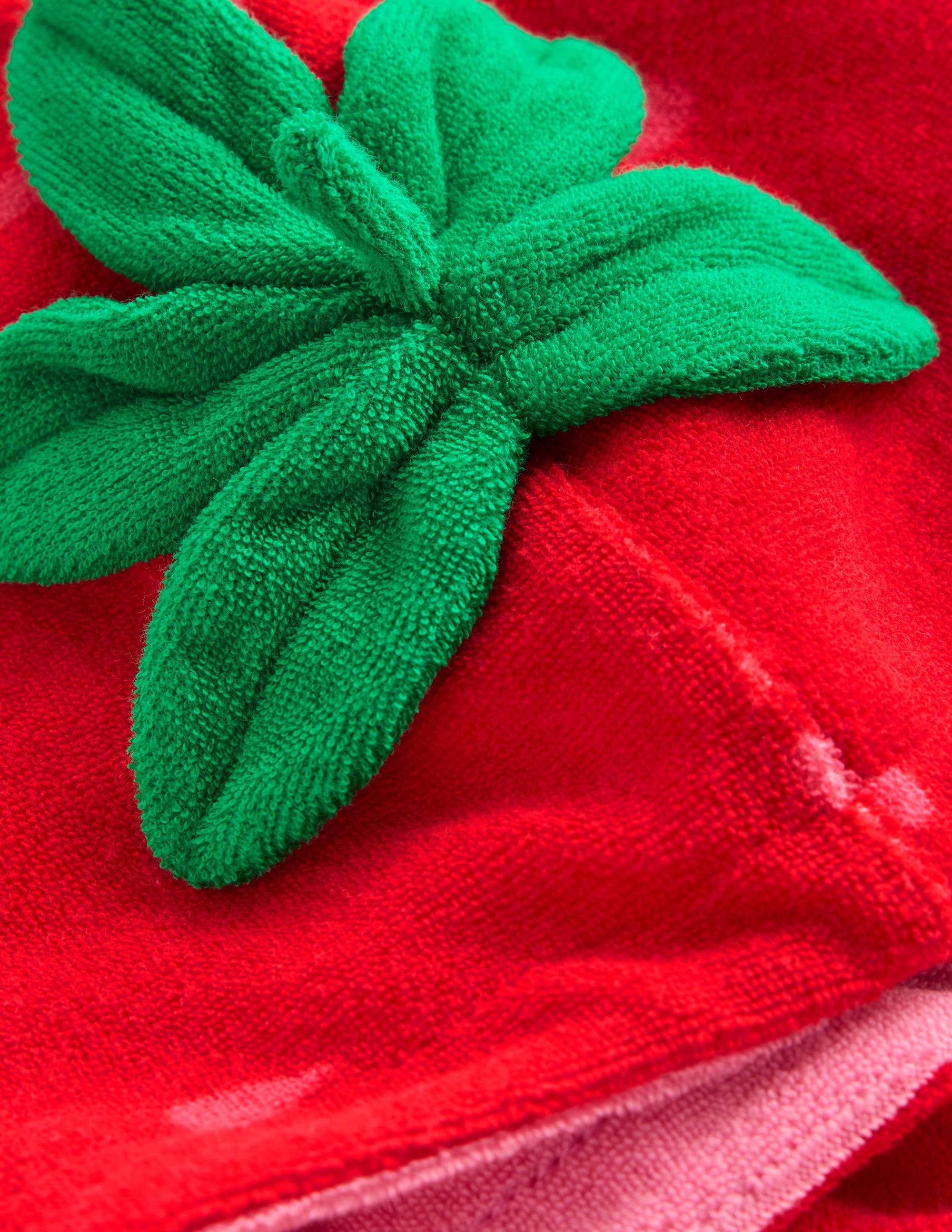 Novelty Towelling Romper-Strawberry - Image 3