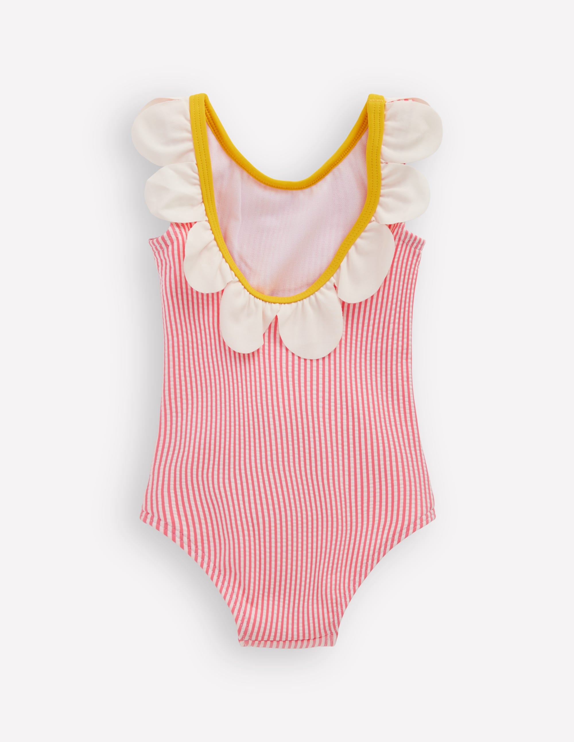 Novelty Swimsuit-Salmon Pink Flower - Image 2