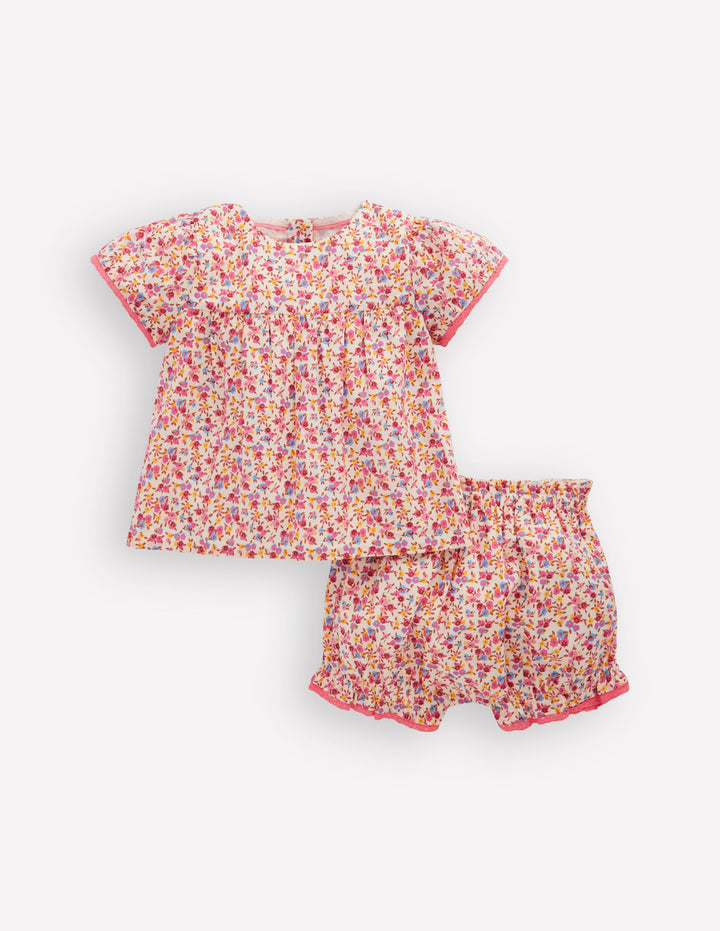 Woven Bloomers Play Set-Pink Ditsy Floral