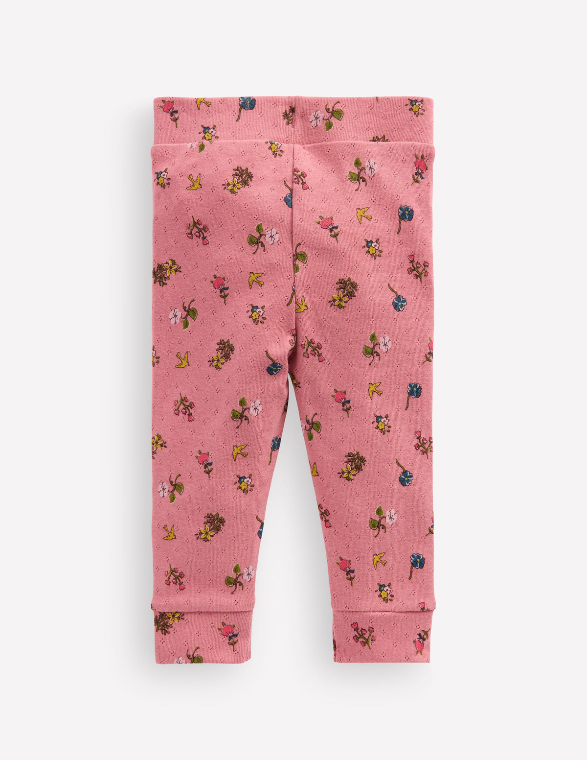 3-pack Pointelle Leggings-Pink Spaced Floral - Image 3