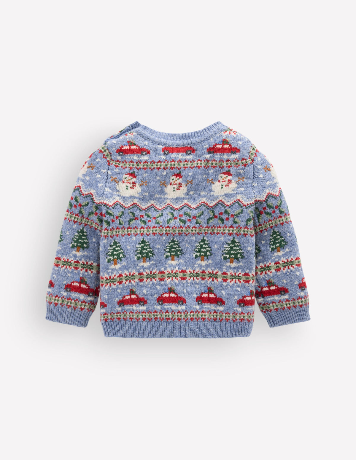 Fair isle Jumper-Glacier Blue Festive Fair Isle-3