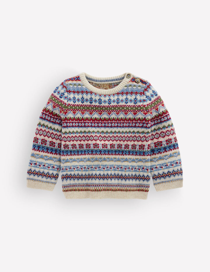 Fair isle Jumper-Multi Soft Fair Isle