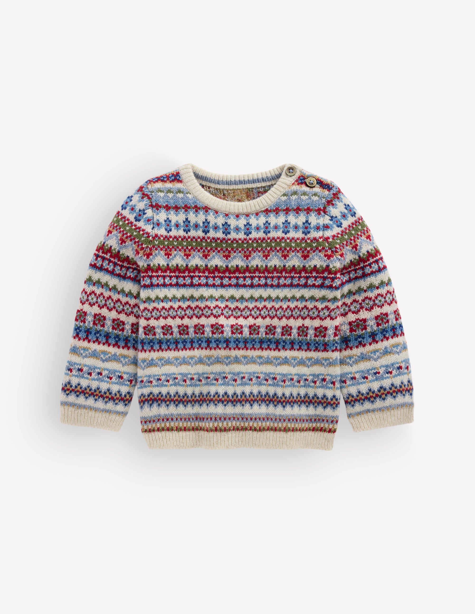 Fair isle Jumper-Multi Soft Fair Isle - Image 3