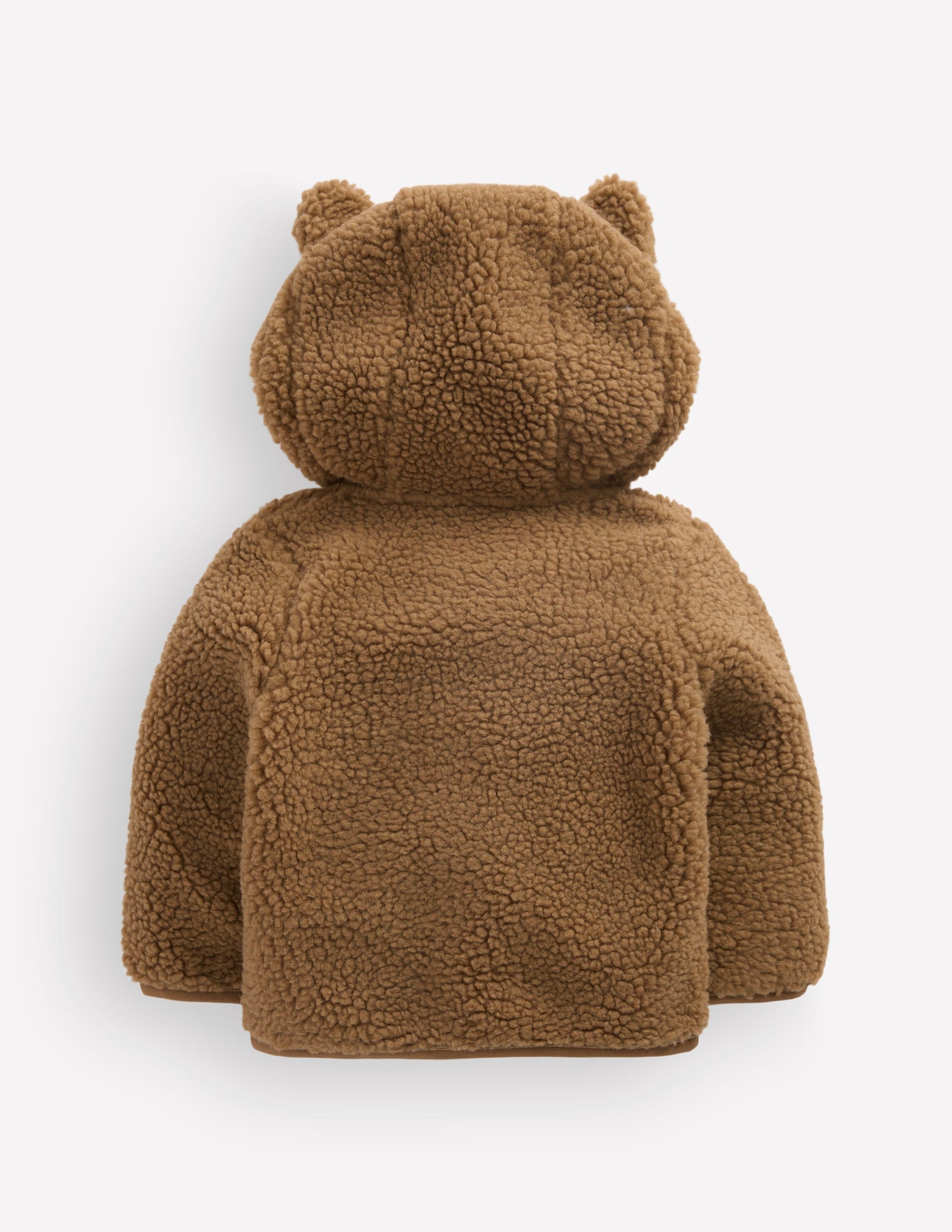 Novelty Cosy Borg Jacket-Brown Owl-5
