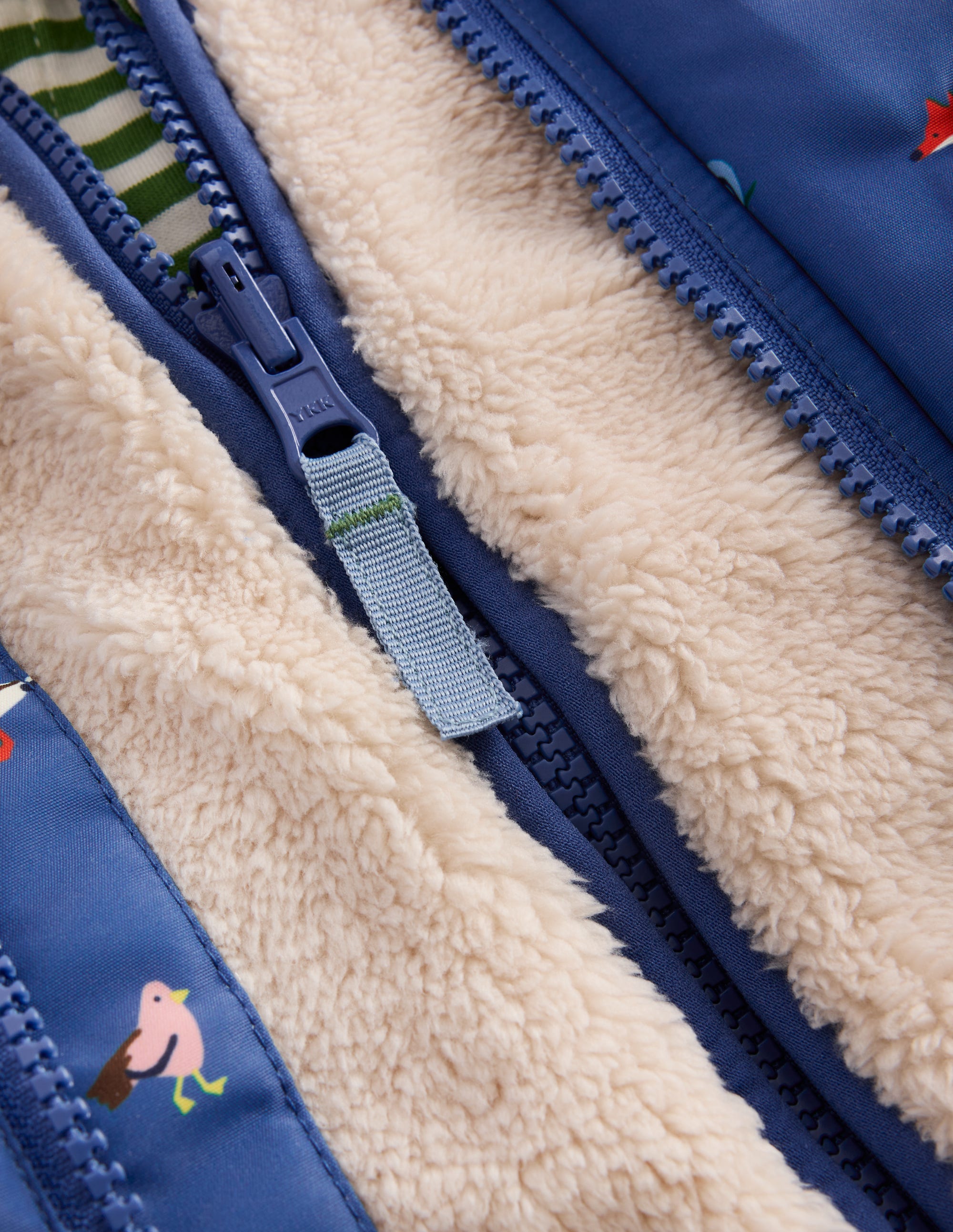 3-in-1 Shower Resistant Coat-Bluejay Woodland Animals - Image 5