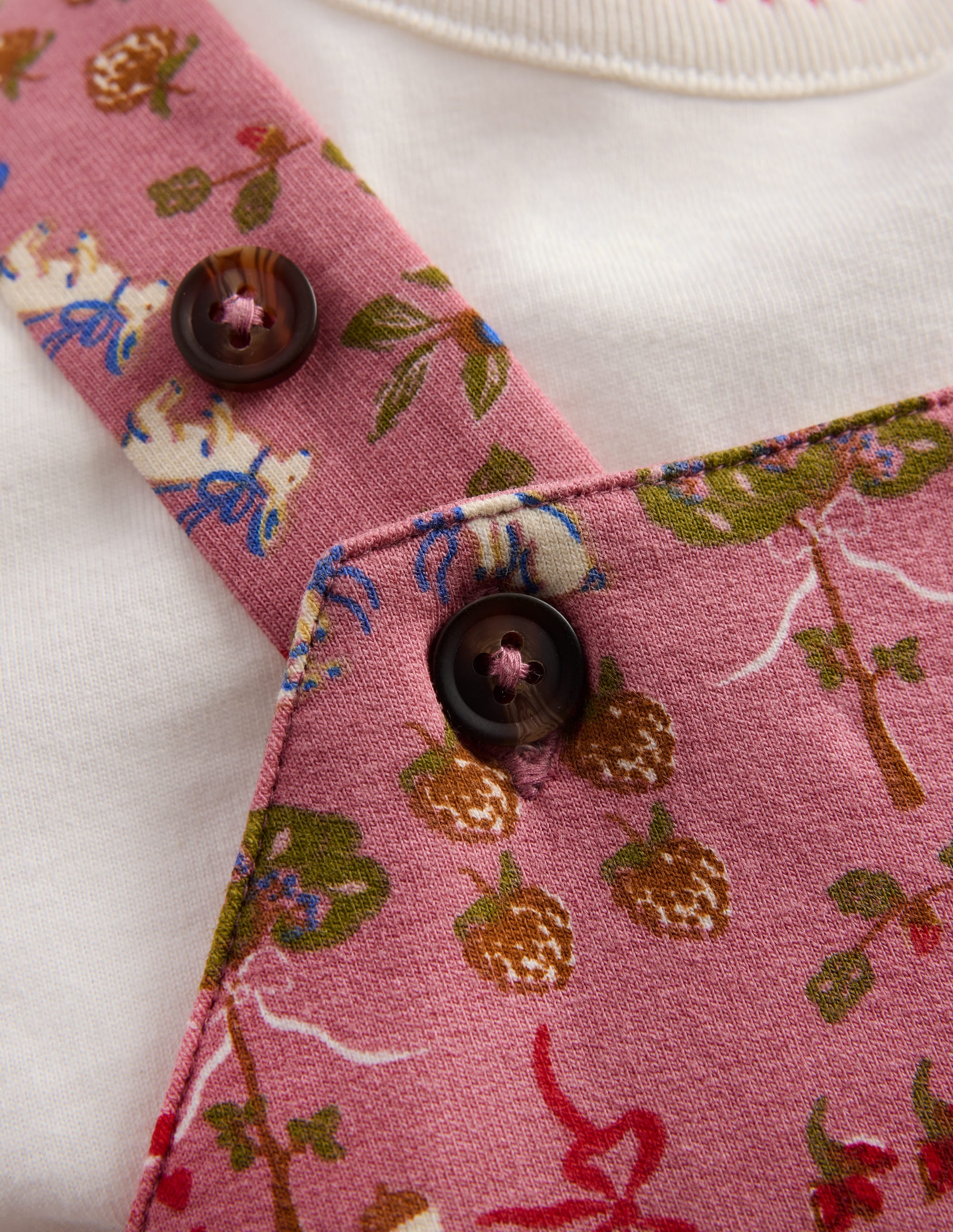 Jersey Dungarees Set-Pink Woodland - Image 3