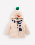 Novelty Cotton Knitted Jacket-Snowman