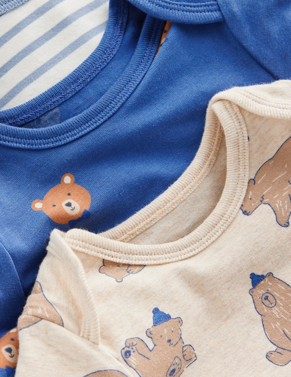 3-pack Cotton Bodies-Blue Bears - Image 2