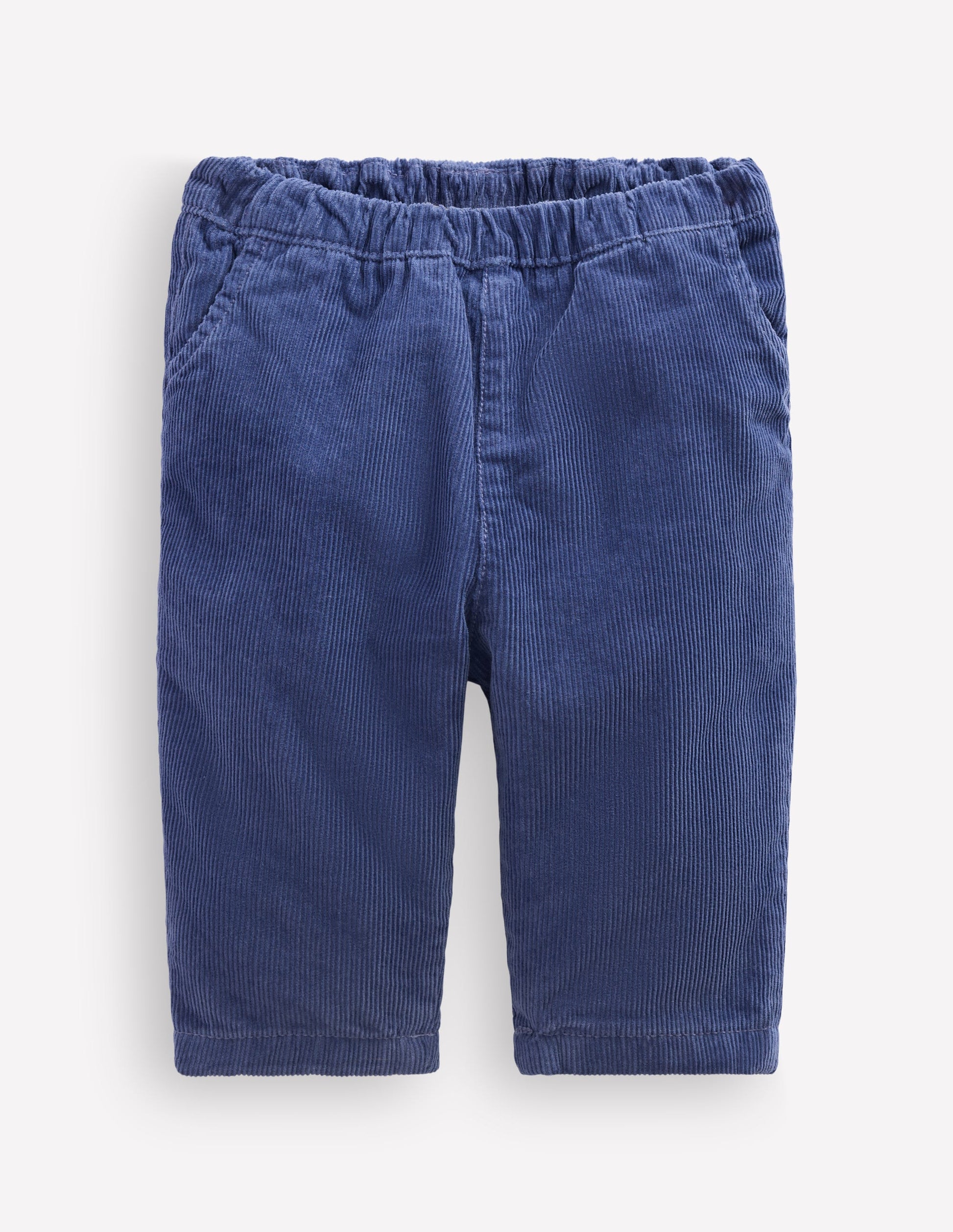 Cotton Cord Trousers-Blue-1