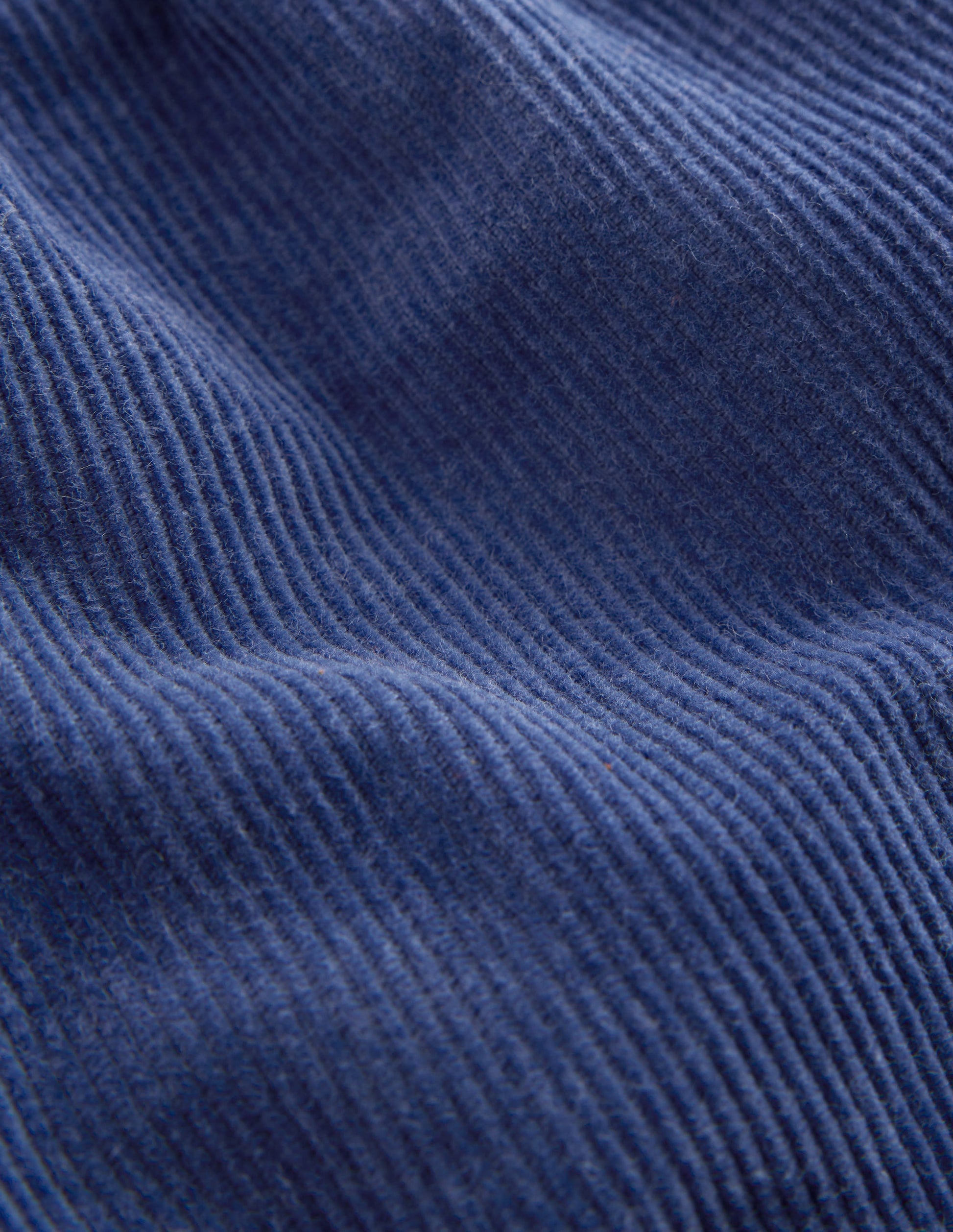 Cotton Cord Trousers-Blue-3