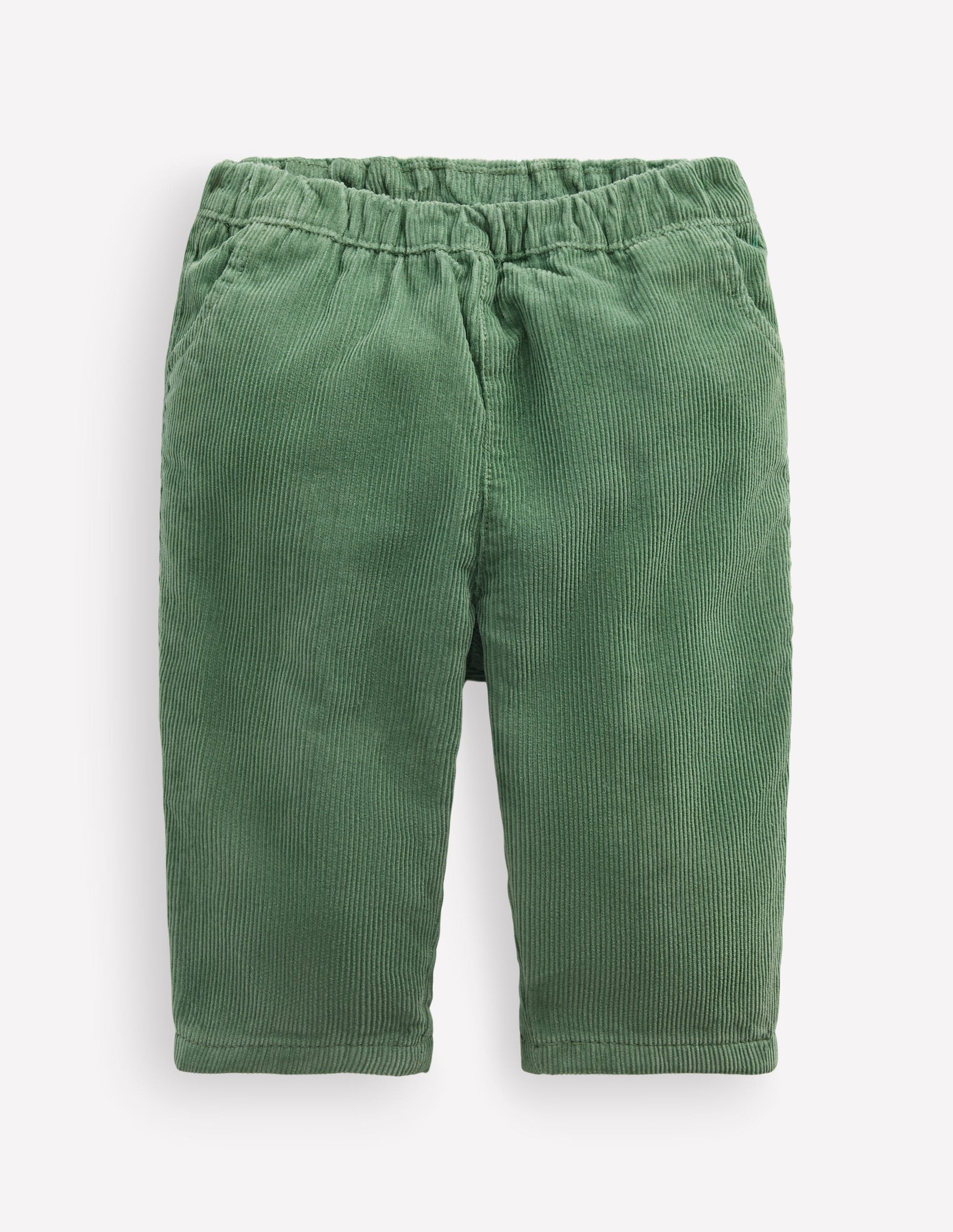 Cotton Cord Trousers-Green-1