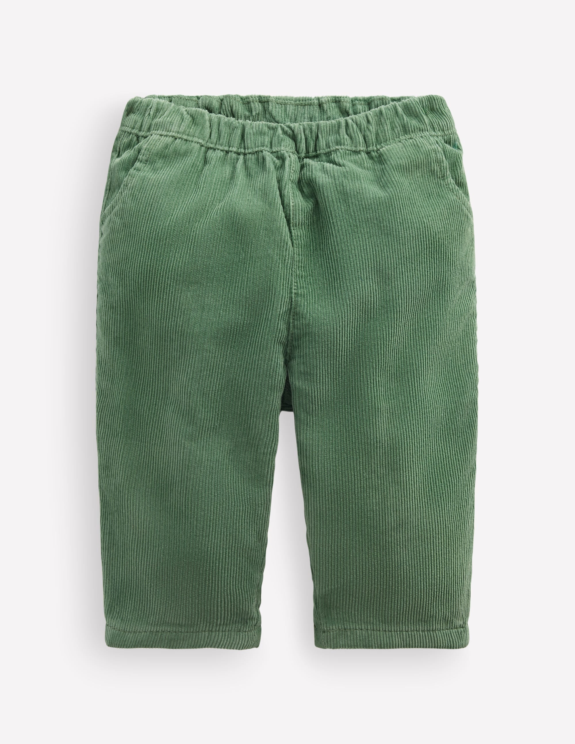Cotton Cord Trousers-Green - Image 1
