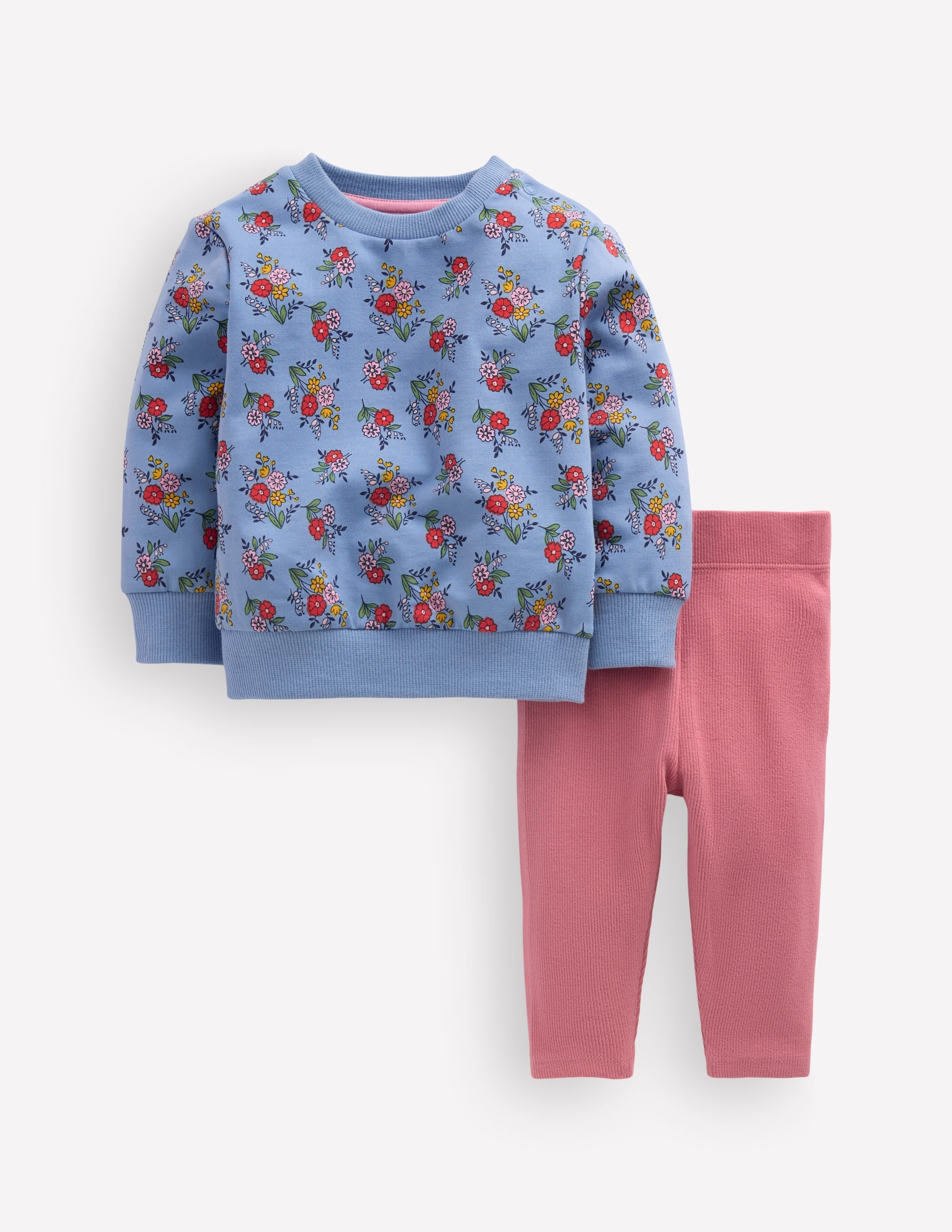 Sweatshirt & Legging Set-Blue Sprouting Garden - Image 1