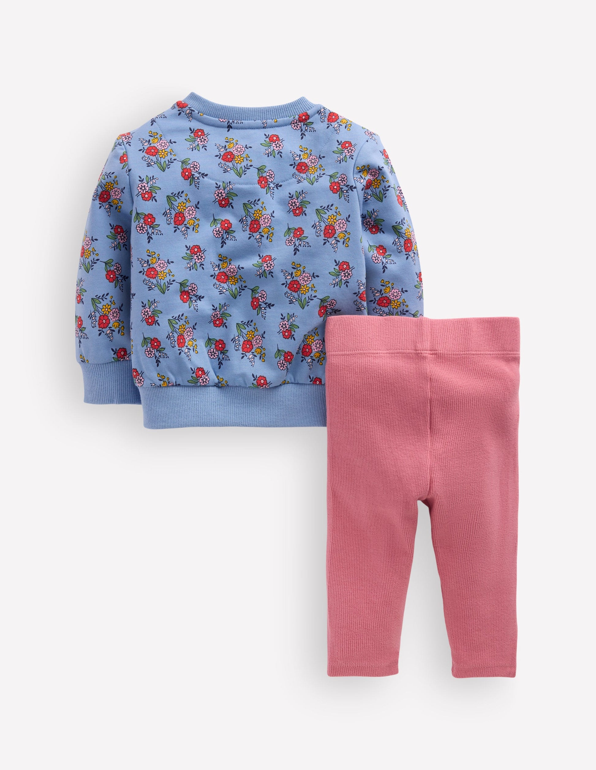 Sweatshirt & Legging Set-Blue Sprouting Garden-2