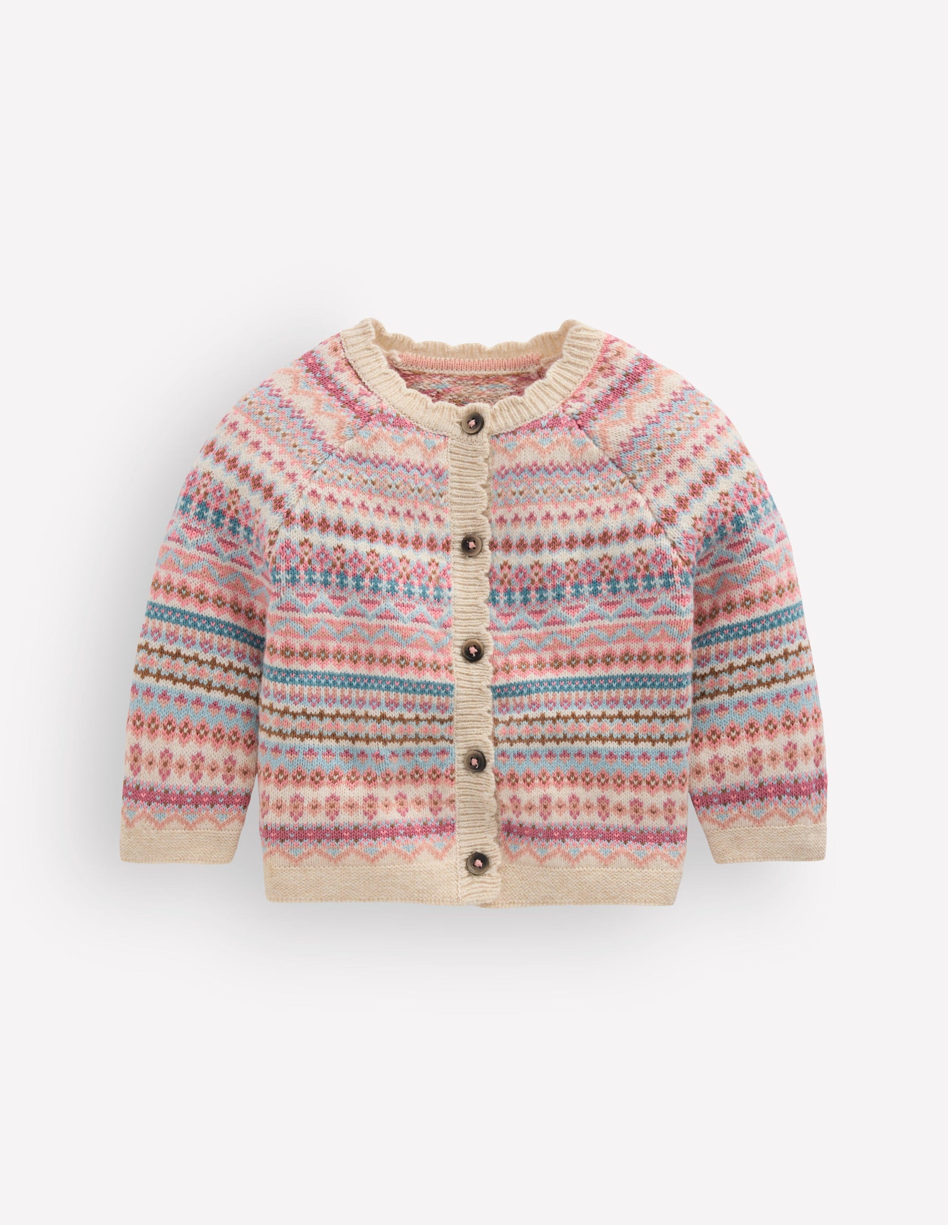 Fair Isle Cardigan-Soft Multi Fair Isle-2