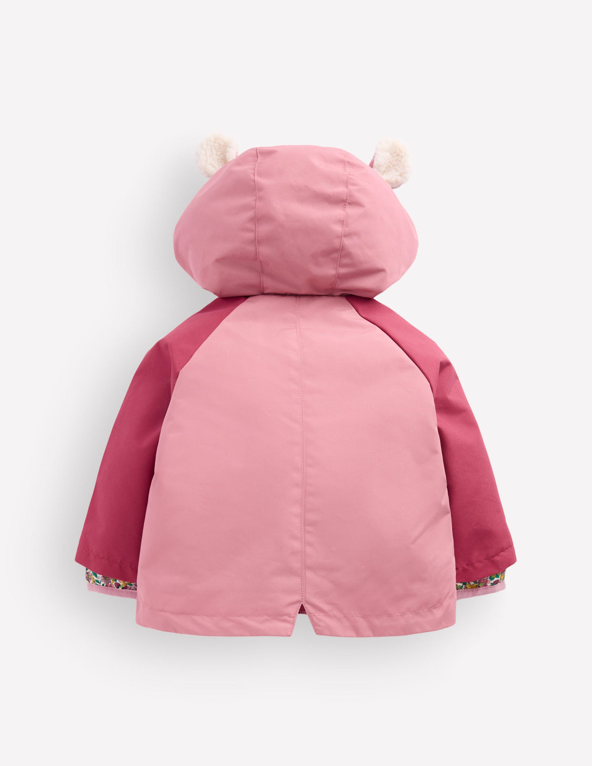 3-in-1 Shower Resistant Coat-Vintage Rose Bunny - Image 4